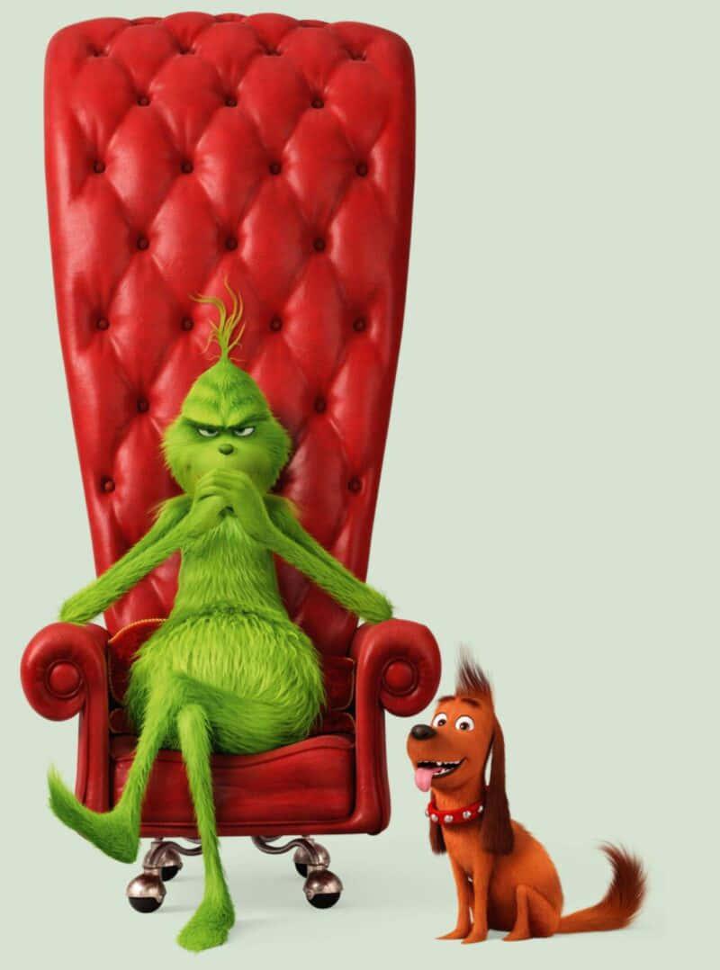 The Grinch looking in the window and feeling joyful for the holiday season. — 800x1078 wallpaper