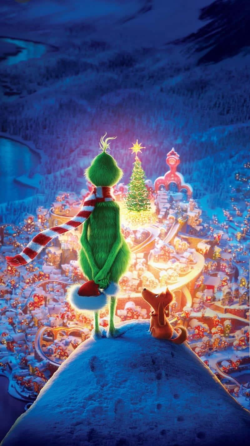 The Grinch Plans His Scheme To Steal Christmas — 800x1423 wallpaper