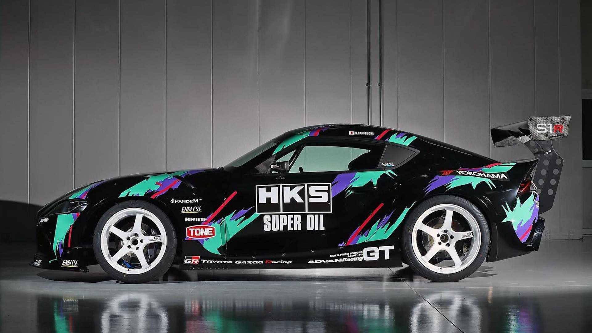 The High-Octane Thrill of the Toyota Supra GR HKS Drift Car — 1920x1080 wallpaper