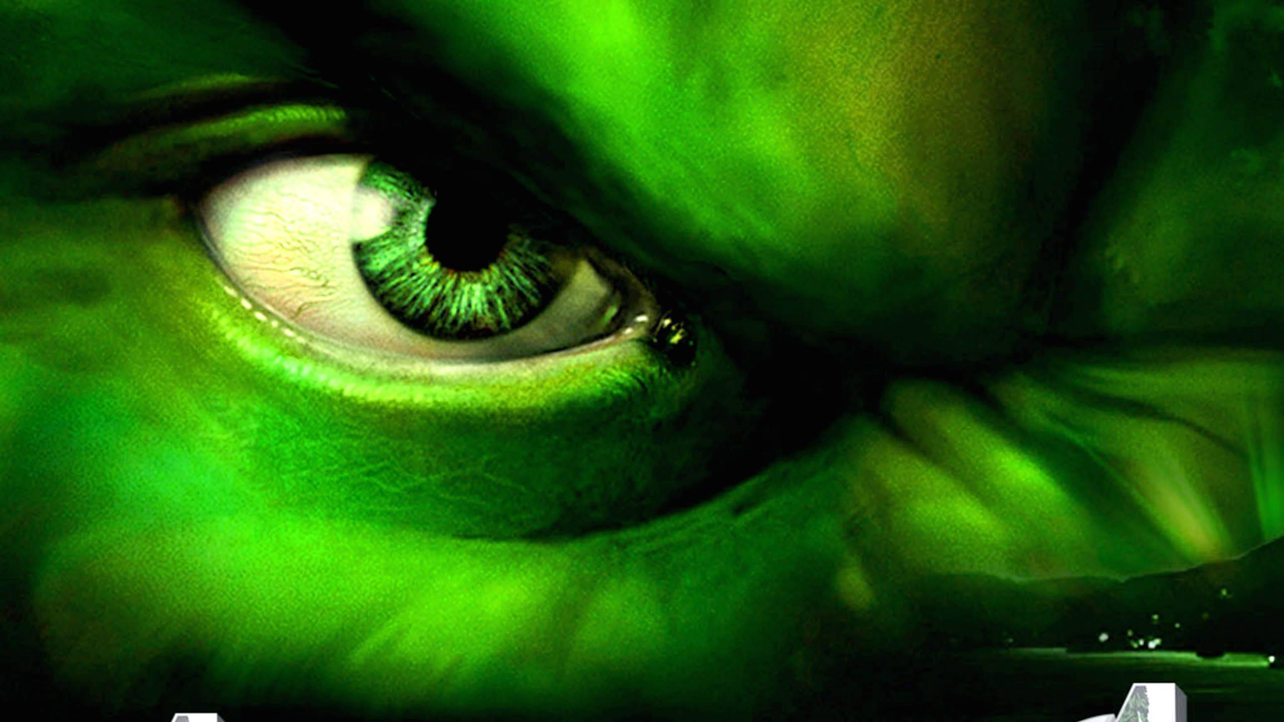 The Hulk Green Eyes HD — 2560x1440 wallpaper