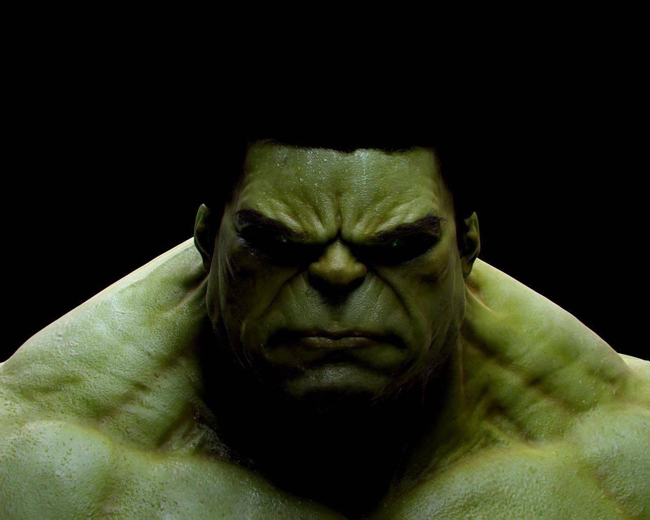 The Hulk In Black Background — 1280x1024 wallpaper