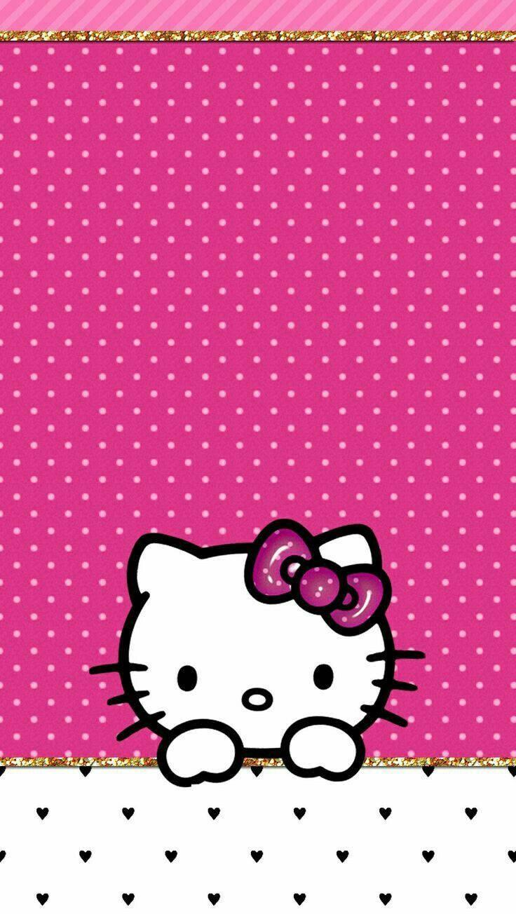 The Iconic Hello Kitty with Hot Pink and White Colors.