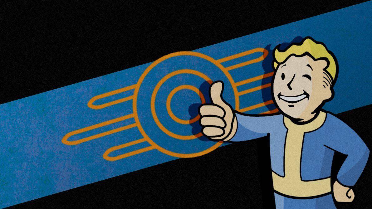 The iconic logo of Bethesda's Fallout franchise — 1192x670 wallpaper