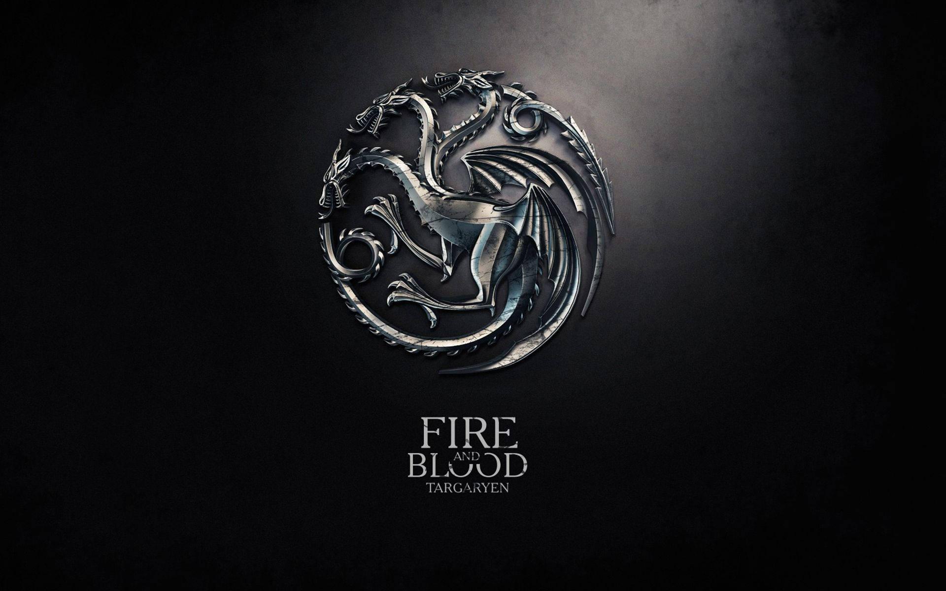 The iconic logo of the popular fantasy series, Game of Thrones. — 1920x1200 wallpaper