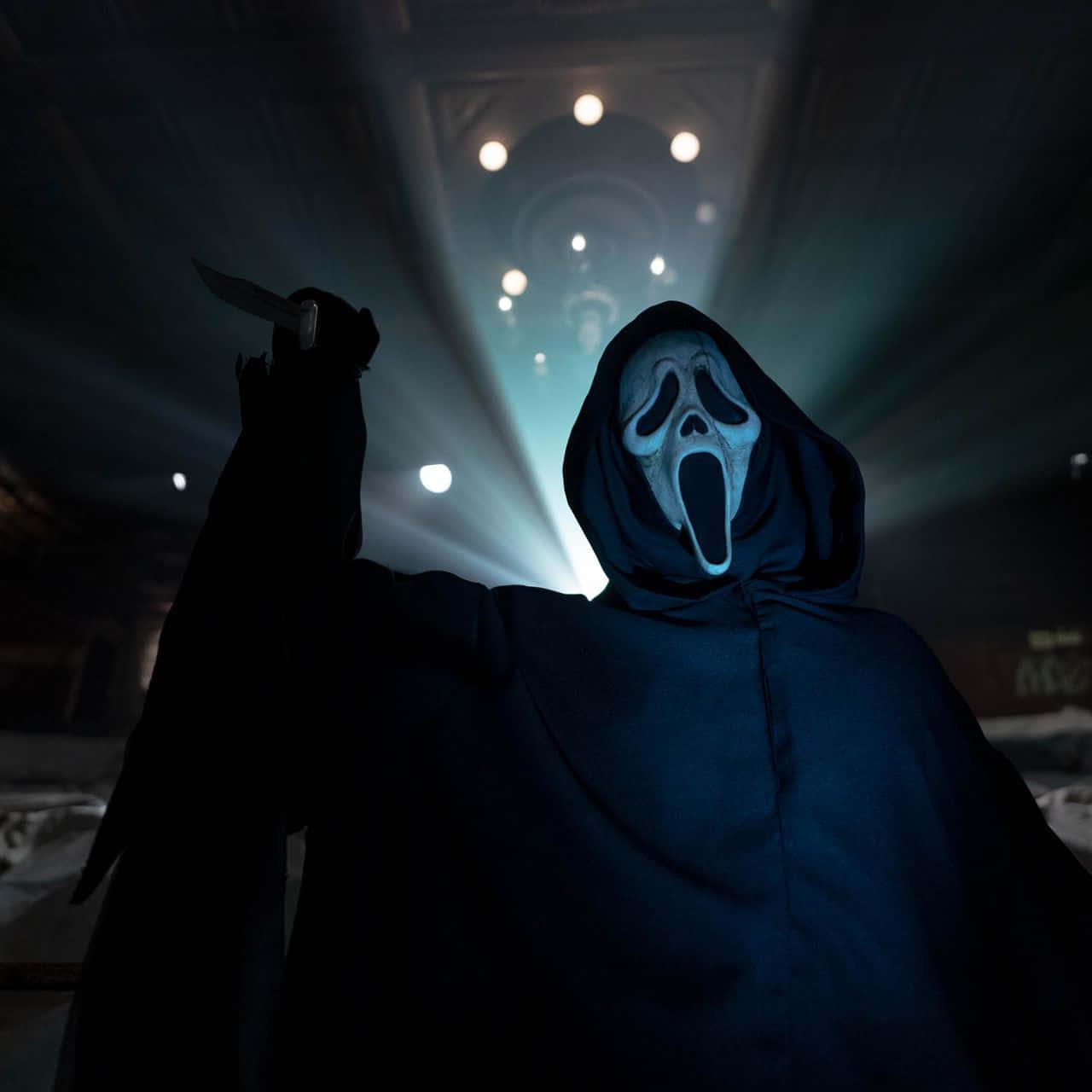 The Iconic Mask of Ghostface — 1280x1280 wallpaper
