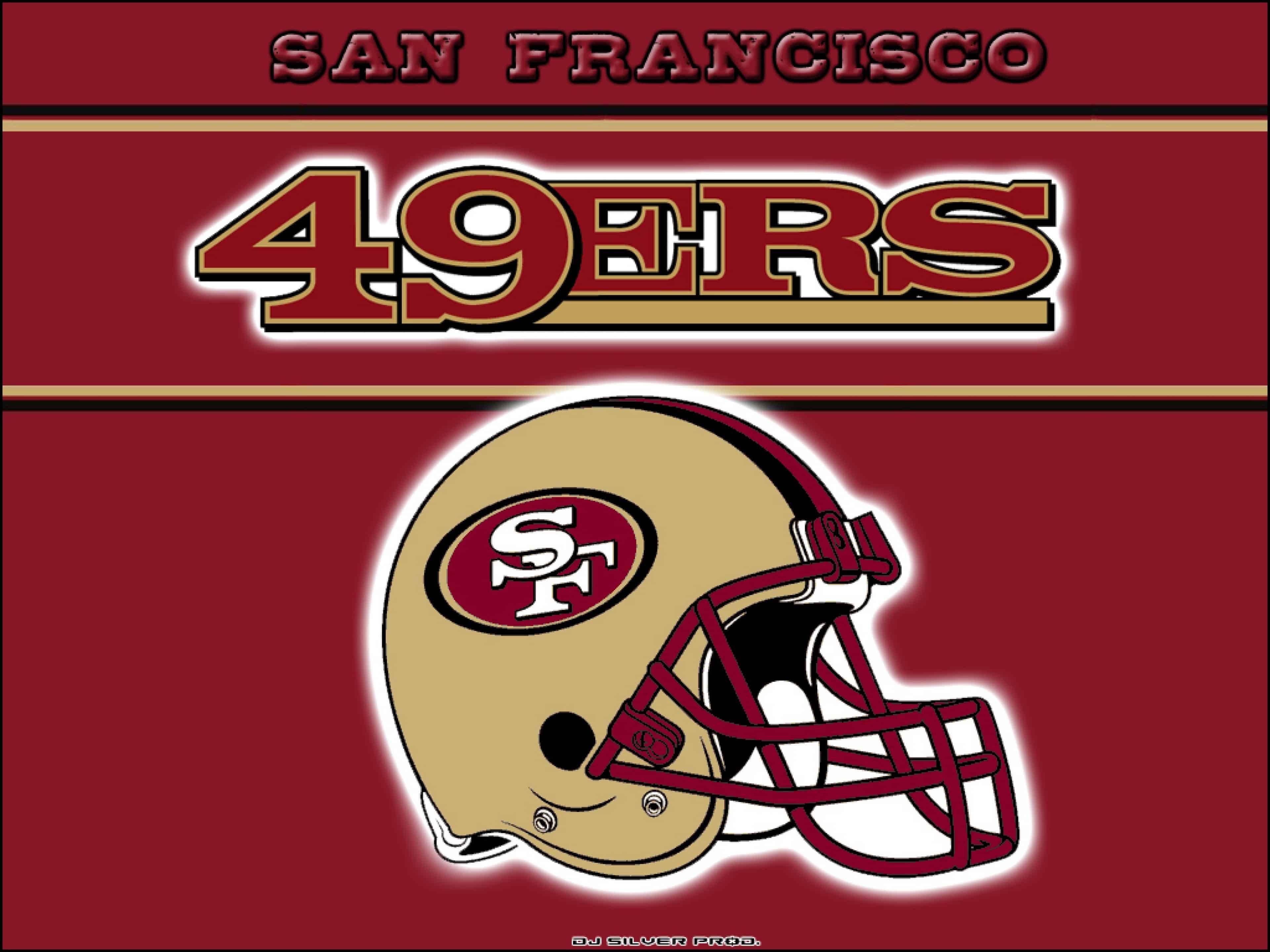 The Iconic 'SF' logo of the San Francisco 49ers — 3840x2880 wallpaper