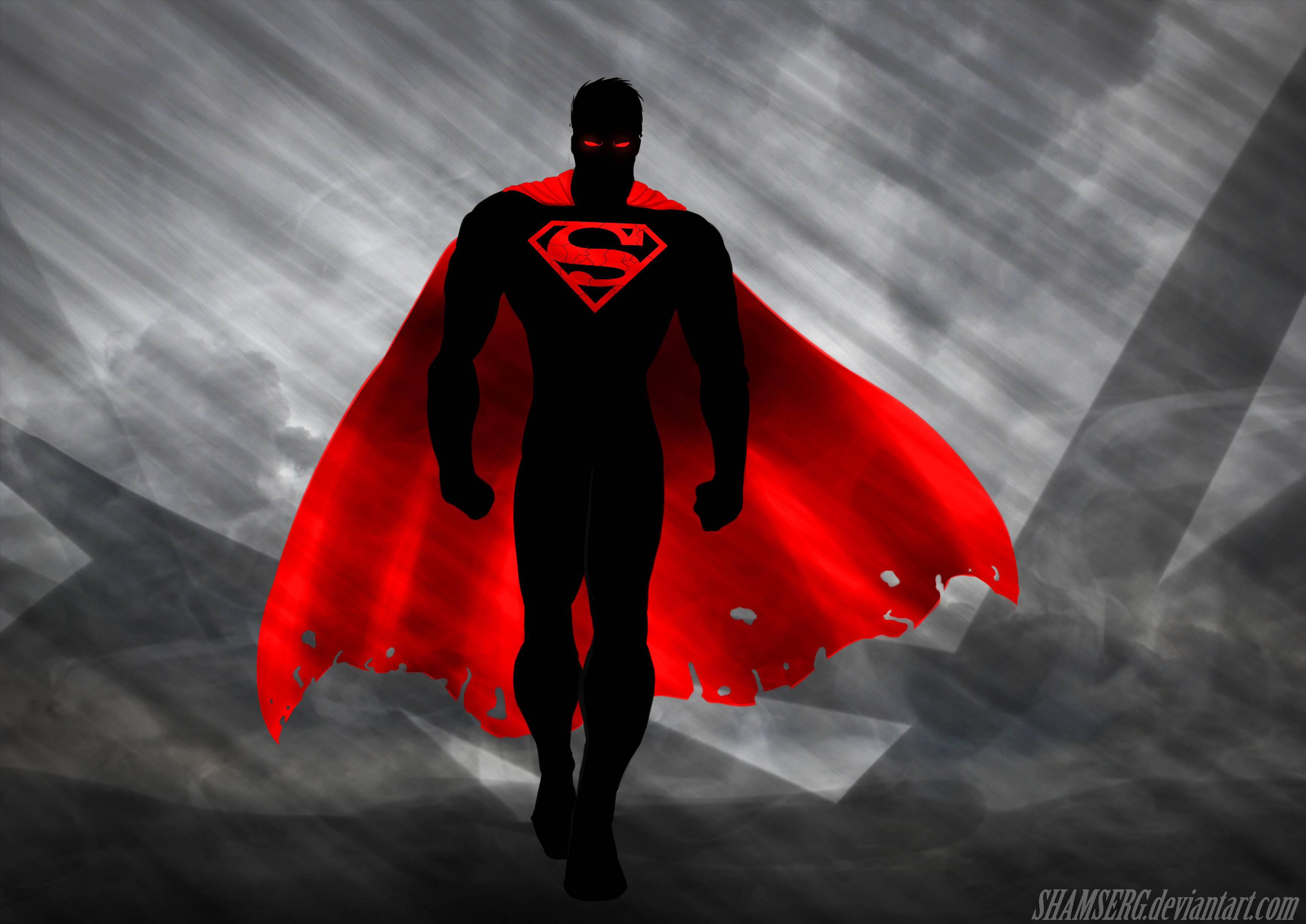 The Iconic Superman Ready for Action — 3507x2480 wallpaper