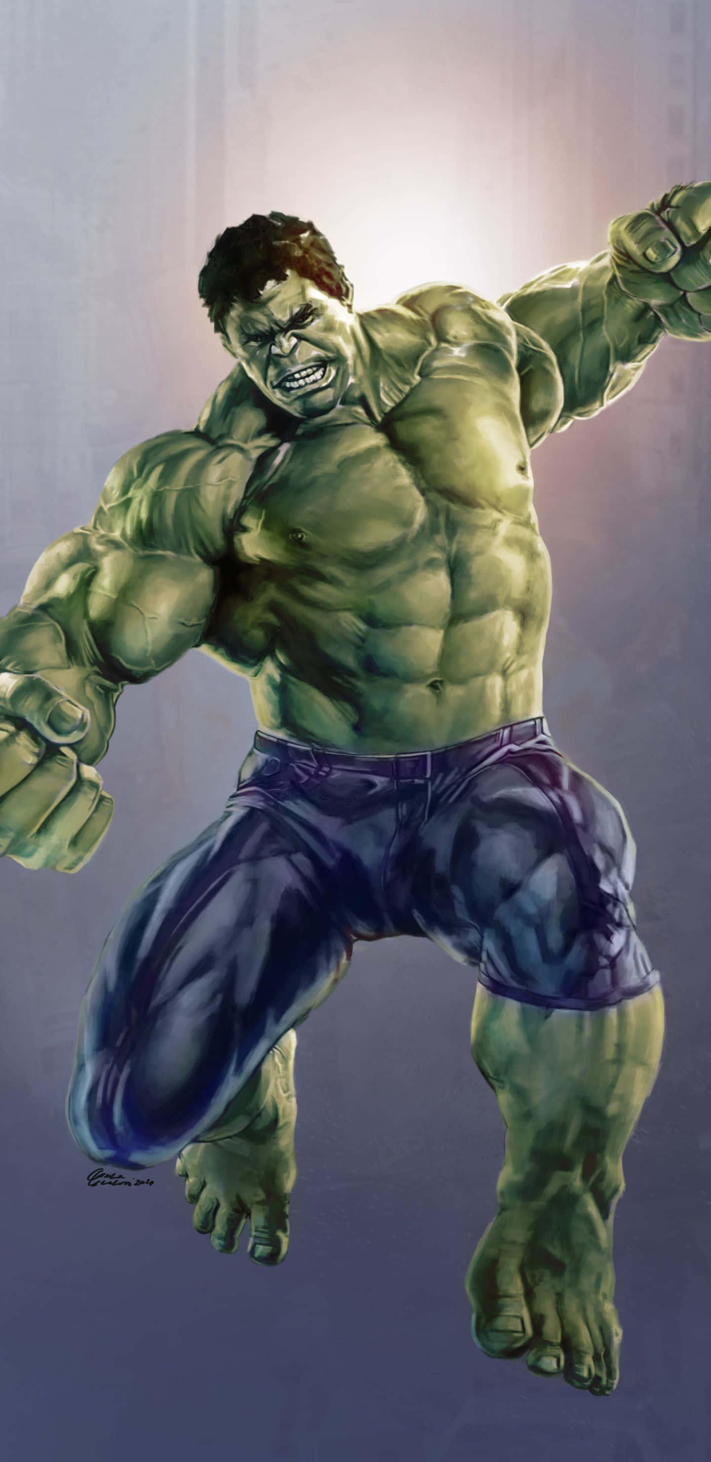 The Incredible Hulk — 1440x2960 wallpaper