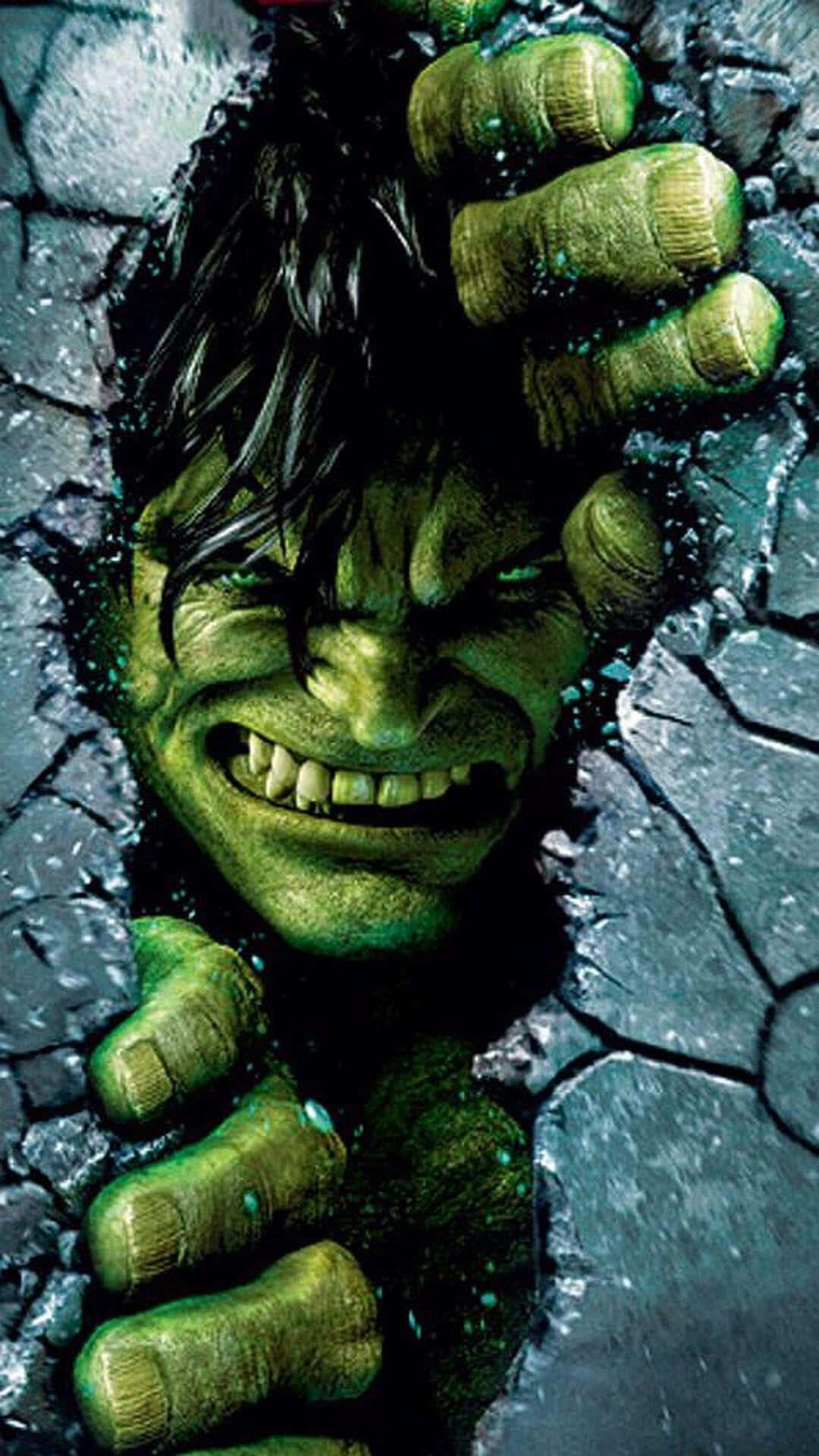 The Incredible Hulk is ready to SMASH! — 1080x1920 wallpaper