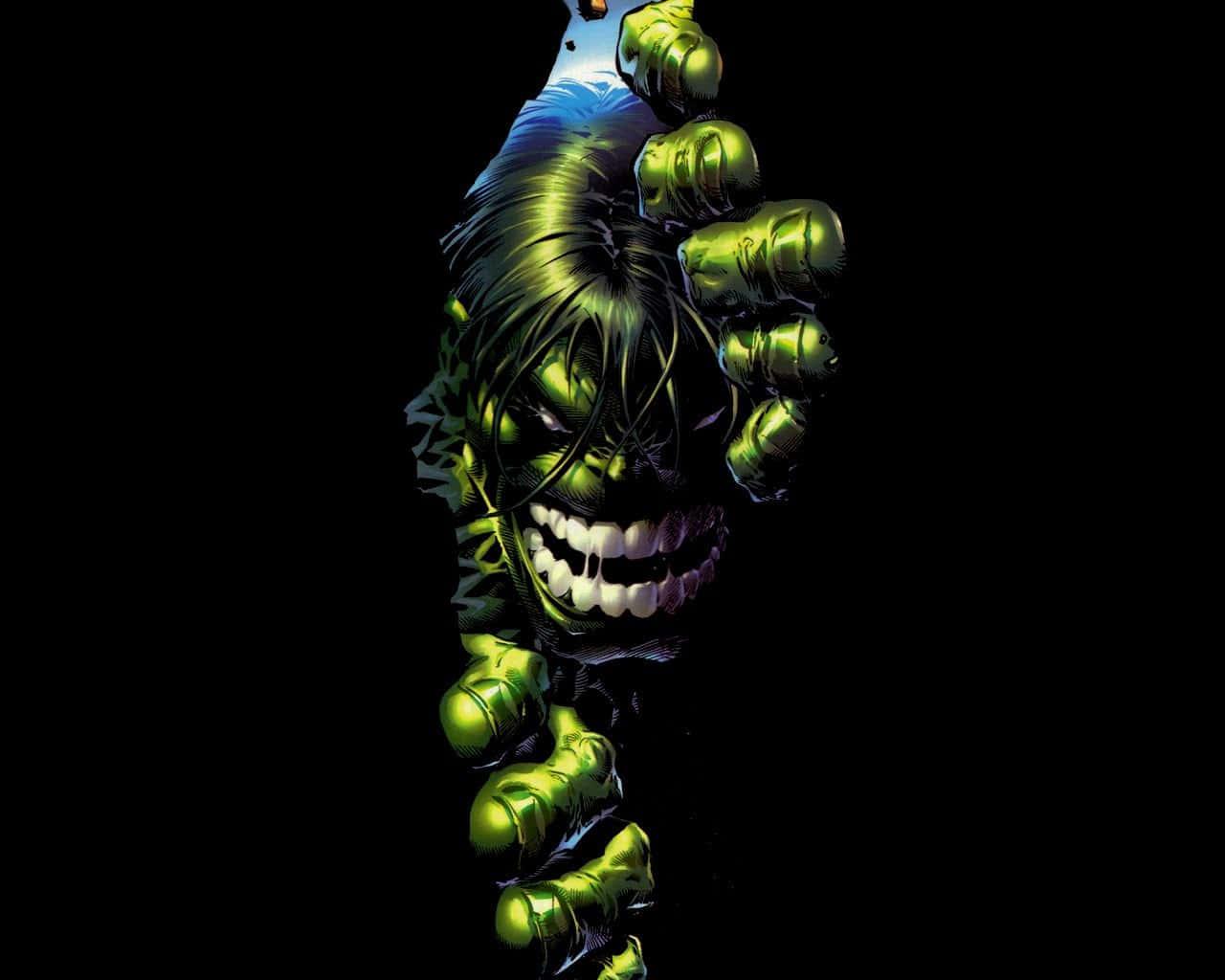 The Incredible Hulk Roaring into Action — 1280x1024 wallpaper