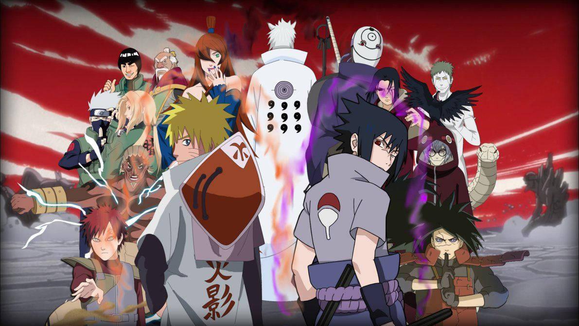 The Kages and Akatsuki Prepare For Battle — 1191x670 wallpaper