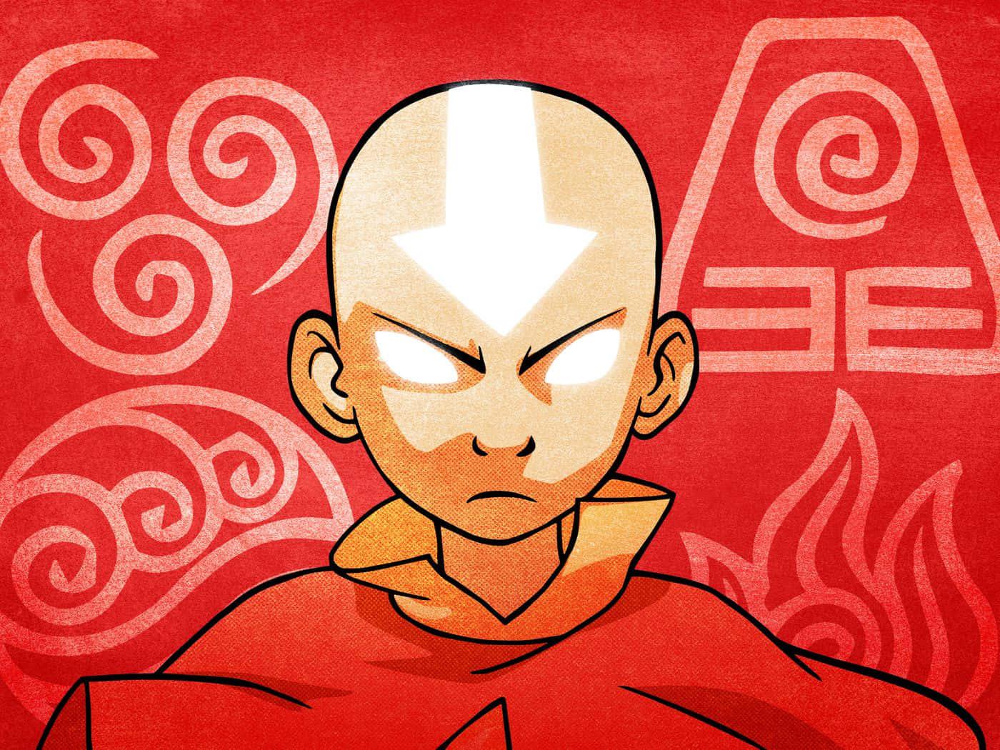 The Last Airbender casts a Firebending spell — 1400x1050 wallpaper