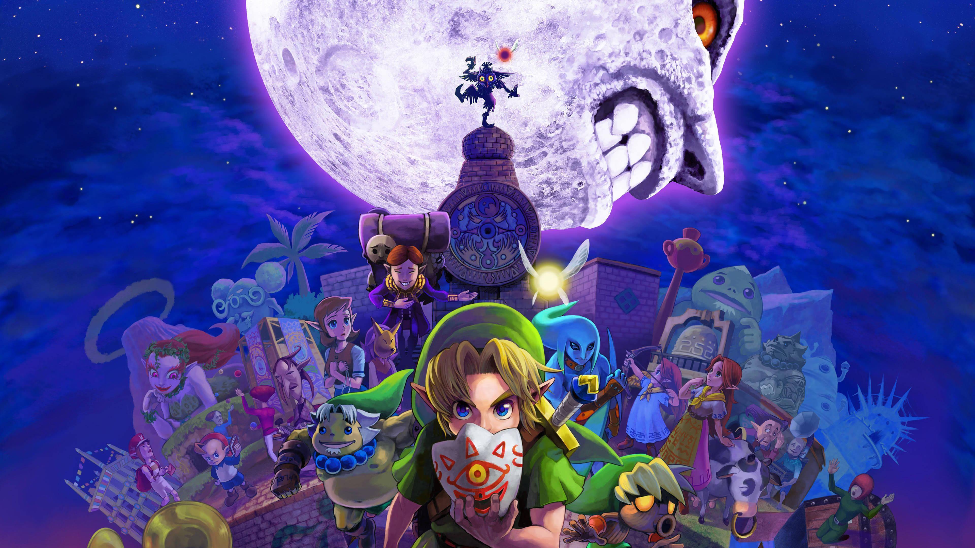 the legend of zelda - link's adventure — 3840x2160 wallpaper