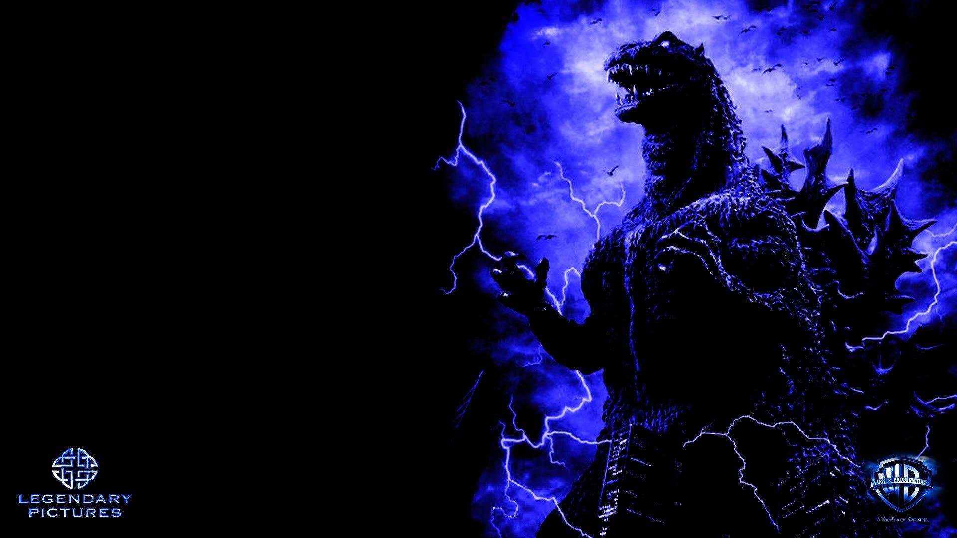 The Legendary Godzilla Unleashes a Mighty Bolt of Lightning — 1920x1080 wallpaper