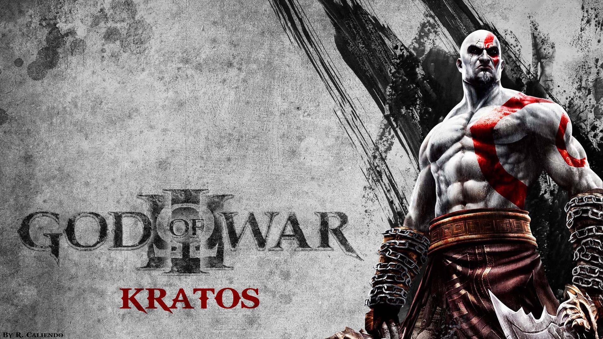 The Legendary Spartan Kratos, God Of War — 1920x1080 wallpaper