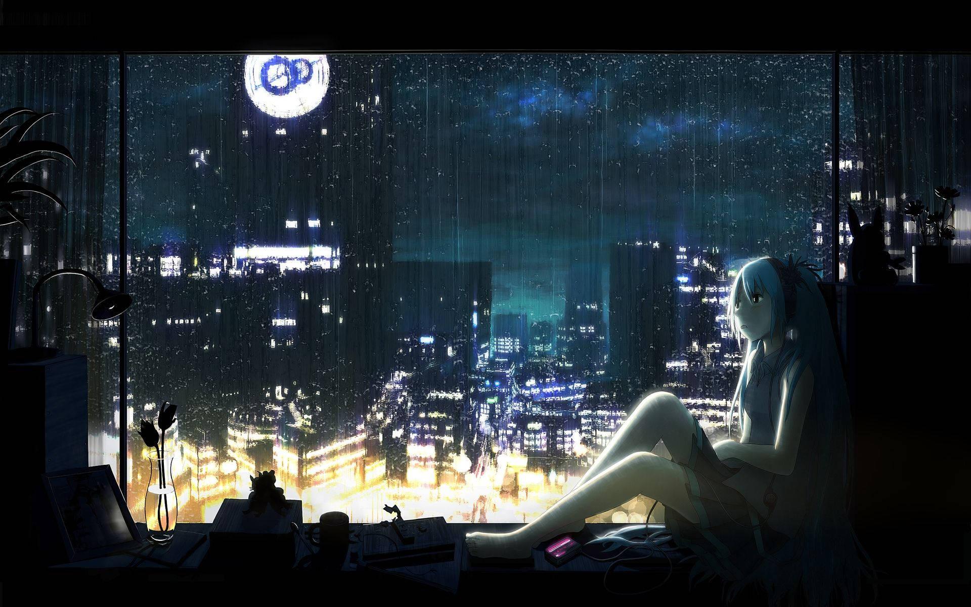 The lonely night sky is a reminder of the sadness that can overtake us — 1920x1200 wallpaper