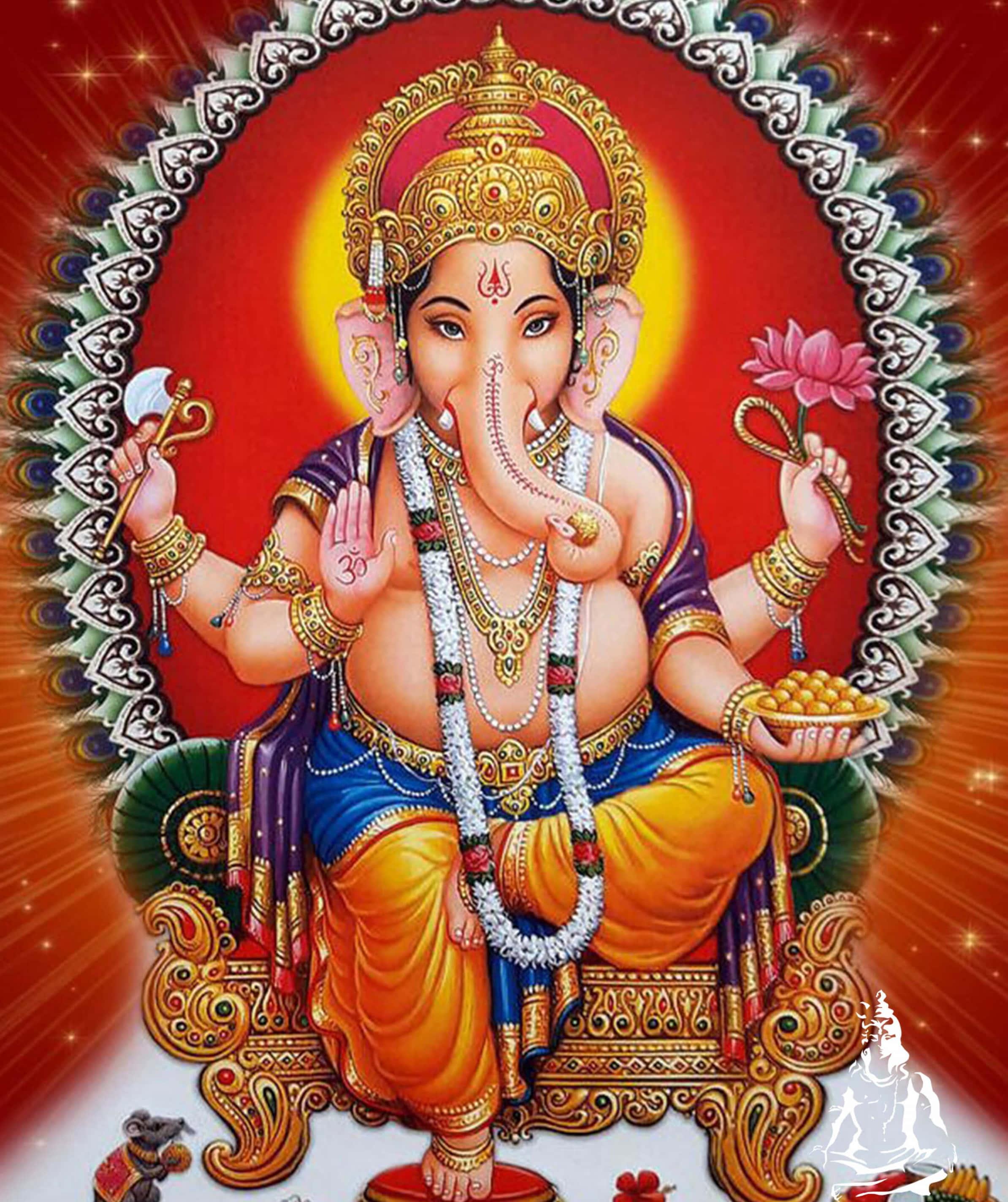 The lord of knowledge and prosperity, Lord Ganesha. — 2388x2847 wallpaper