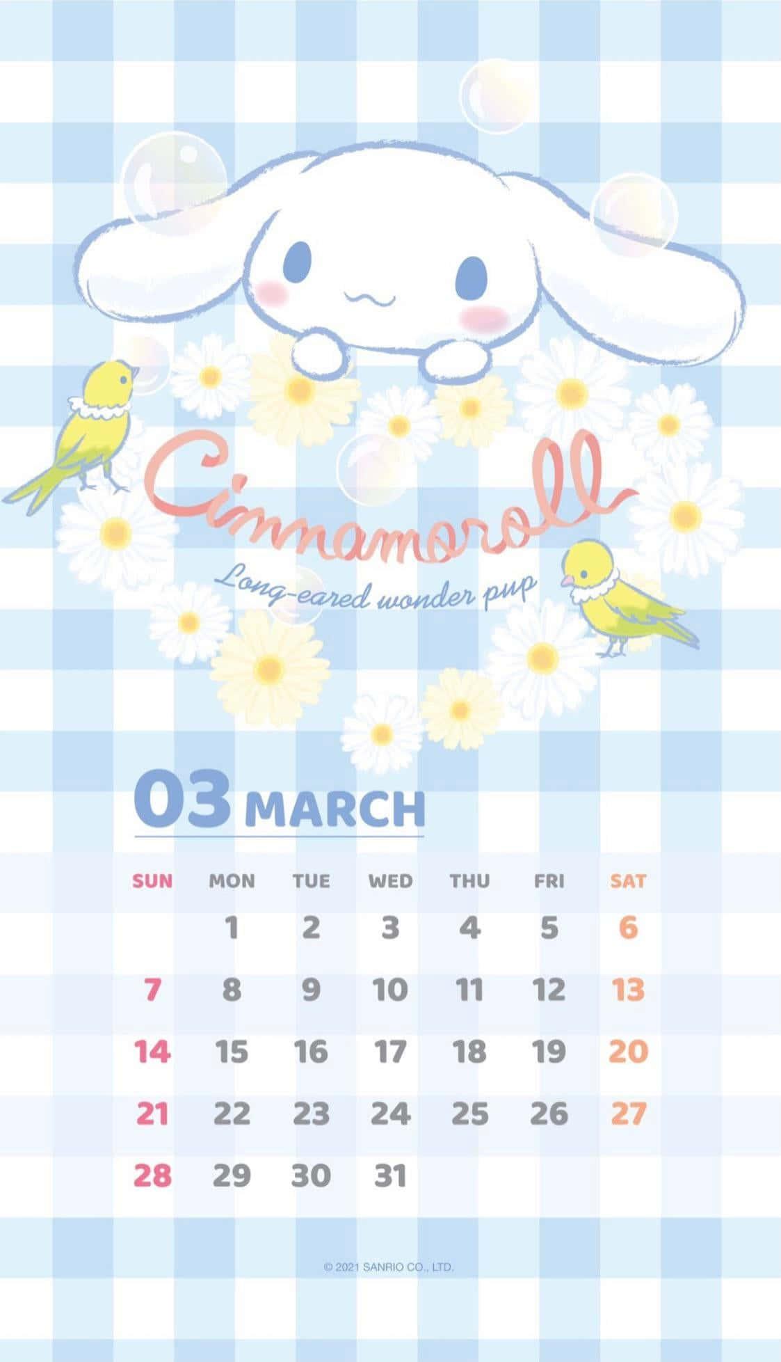 The loveable Cinnamoroll showing off his signature moves!