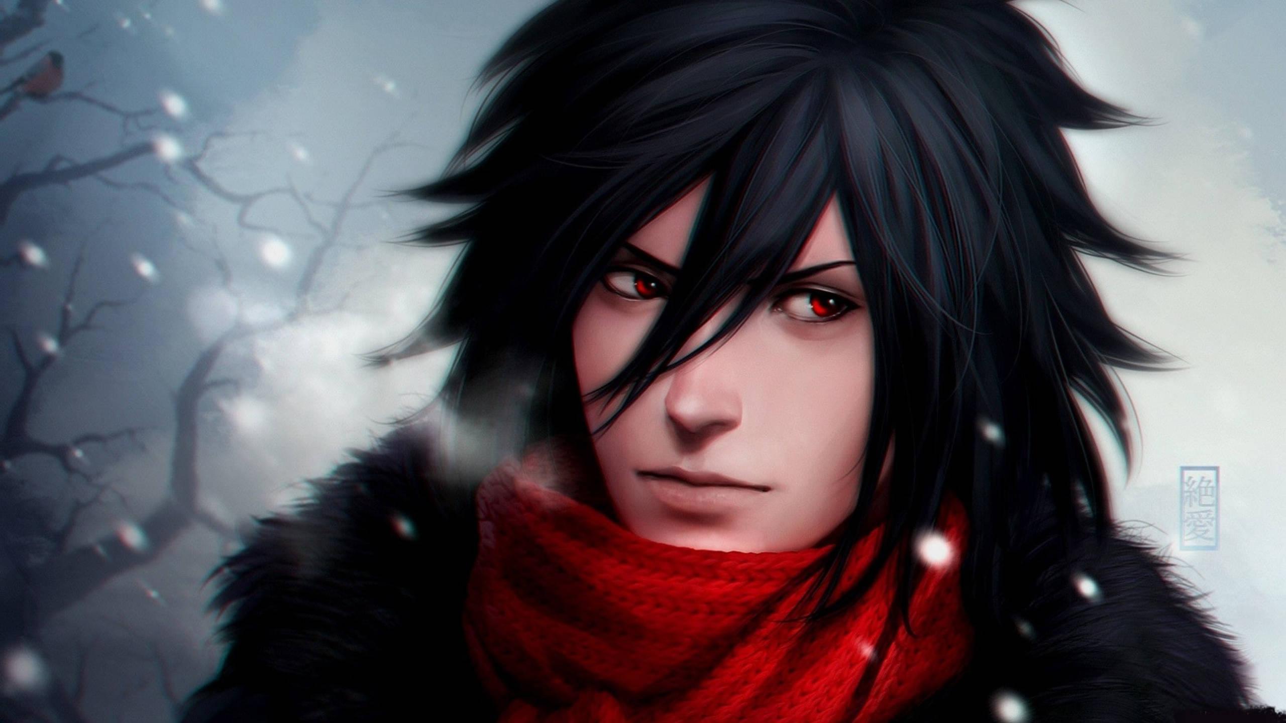 The Madara 'Winter' Fan Art Captures the Beauty of the Snowy Landscapes — 2560x1440 wallpaper