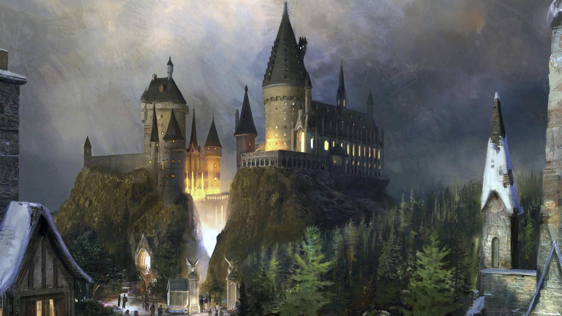 The Magical Castle of Hogwarts — 1920x1080 wallpaper