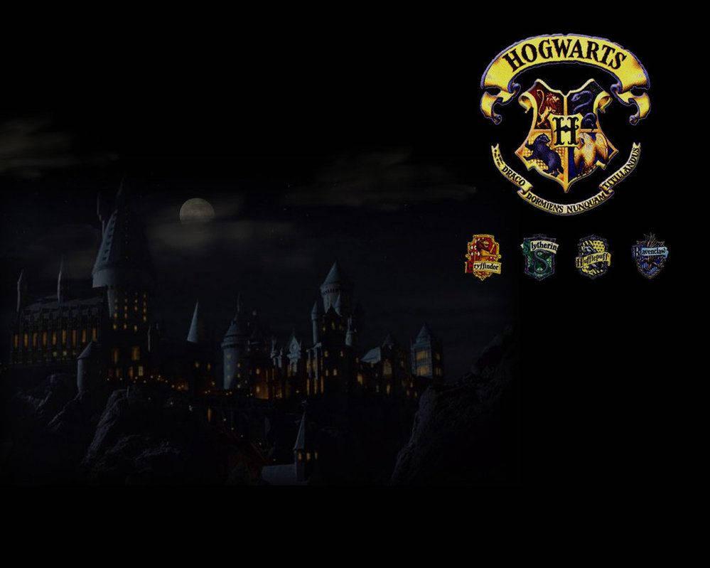 The majestic Hogwarts Castle and Crest. — 999x799 wallpaper