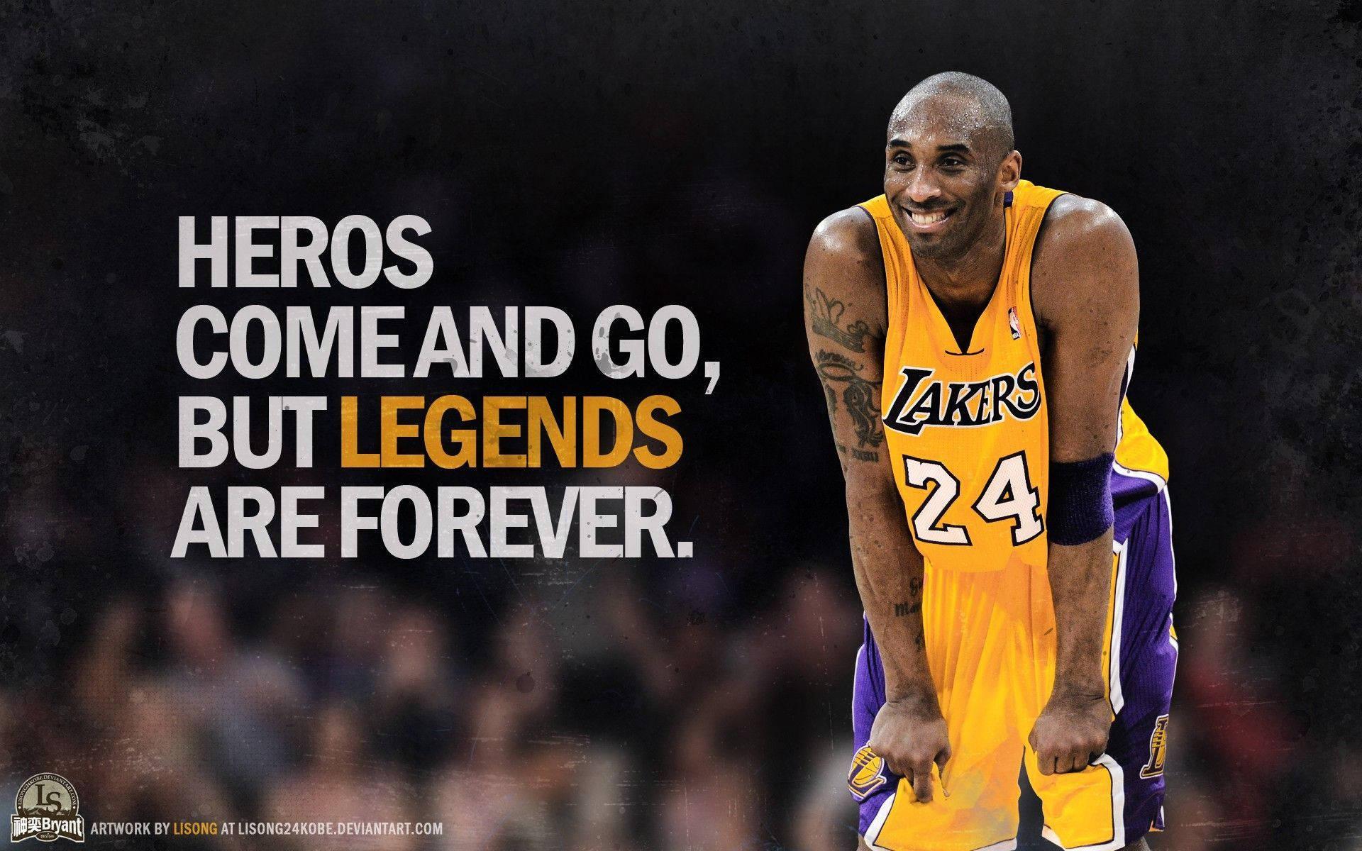 "The Mamba Mentality: Work Hard, Dream Big" - Kobe Bryant — 1920x1200 wallpaper