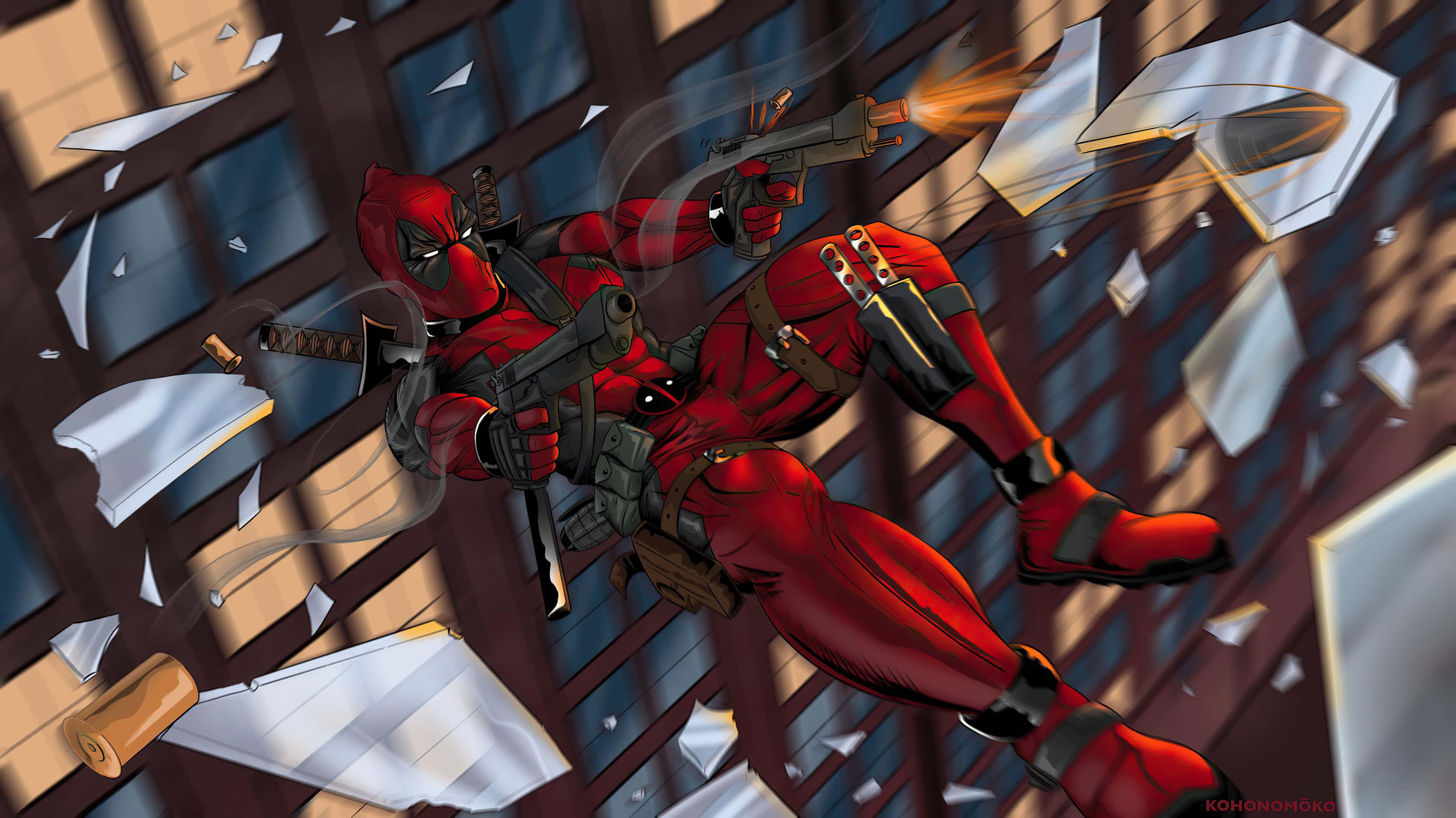 The Merc with a Mouth, Deadpool — 3840x2160 wallpaper