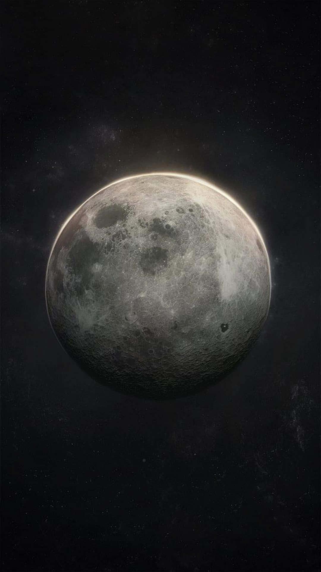 The Moon From Earth iPhone — 1080x1920 wallpaper