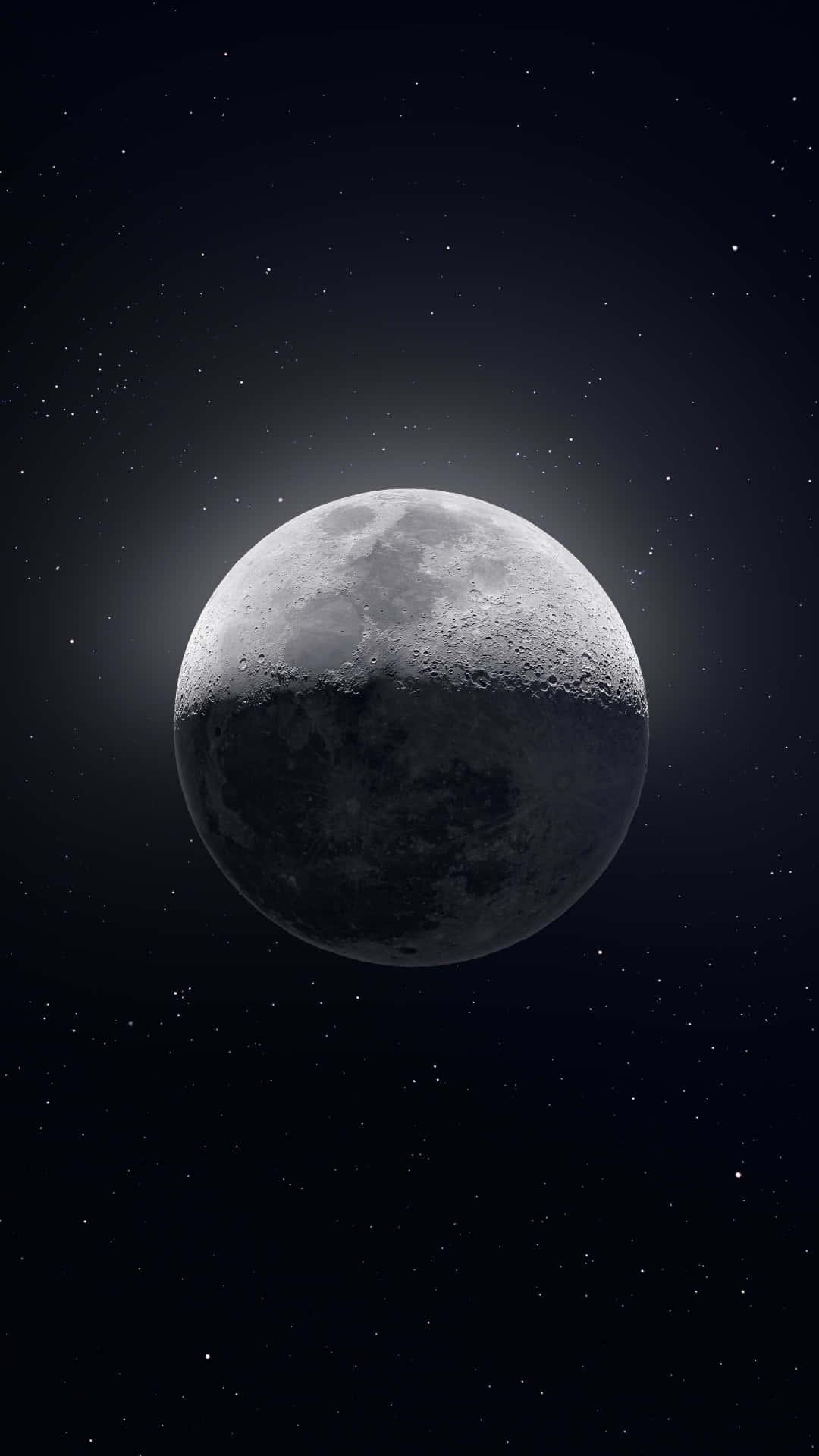 The Moon In Half iPhone — 1080x1920 wallpaper