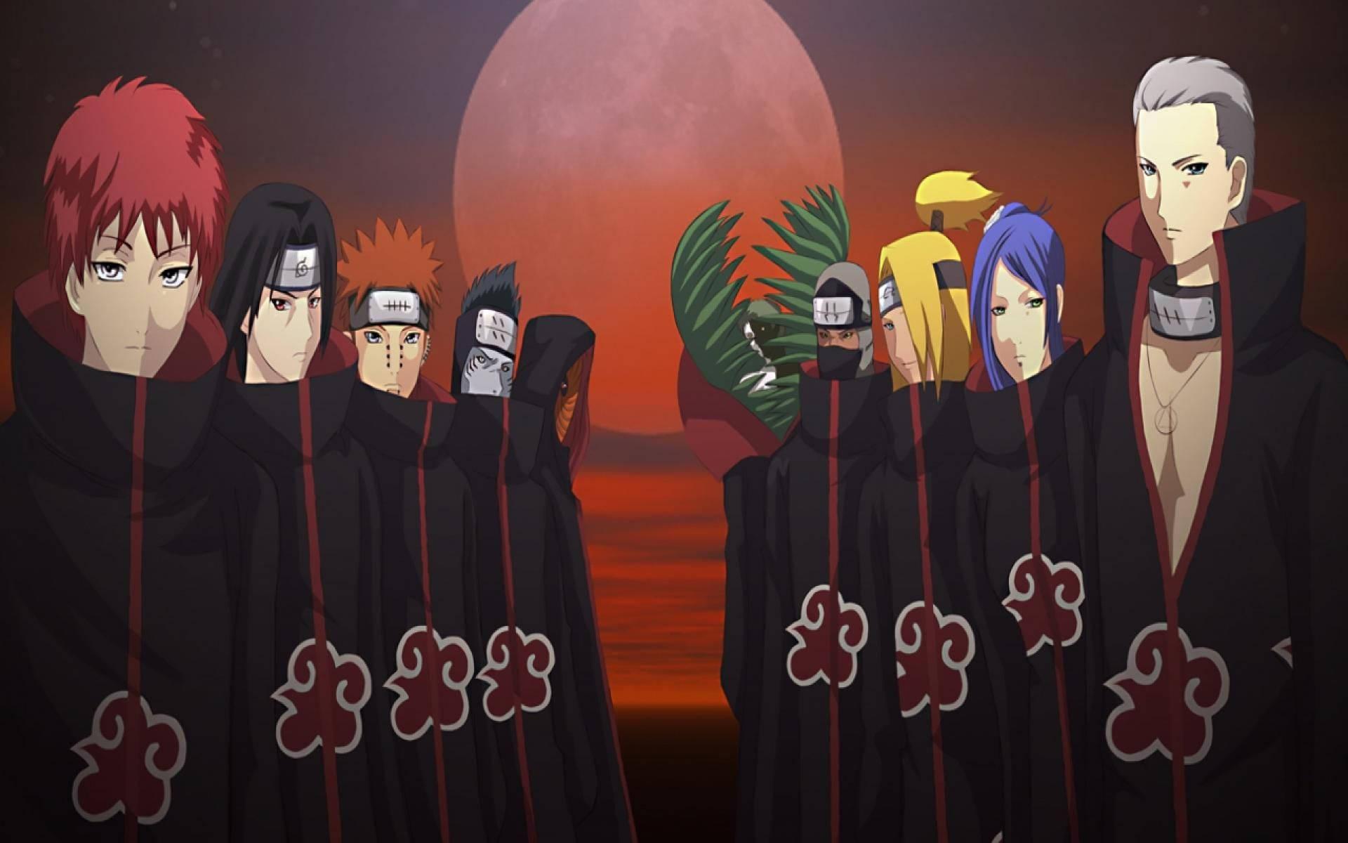 The Night of the Akatsuki — 1920x1200 wallpaper