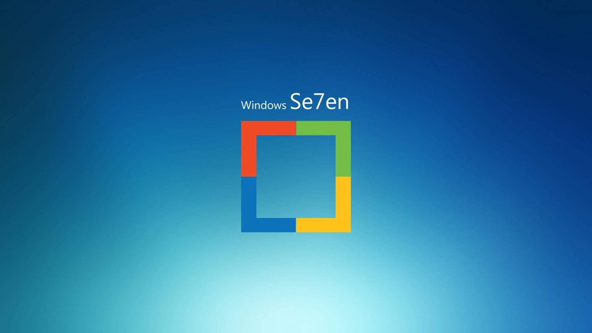 The Official Windows 7 Logo — 1920x1080 wallpaper