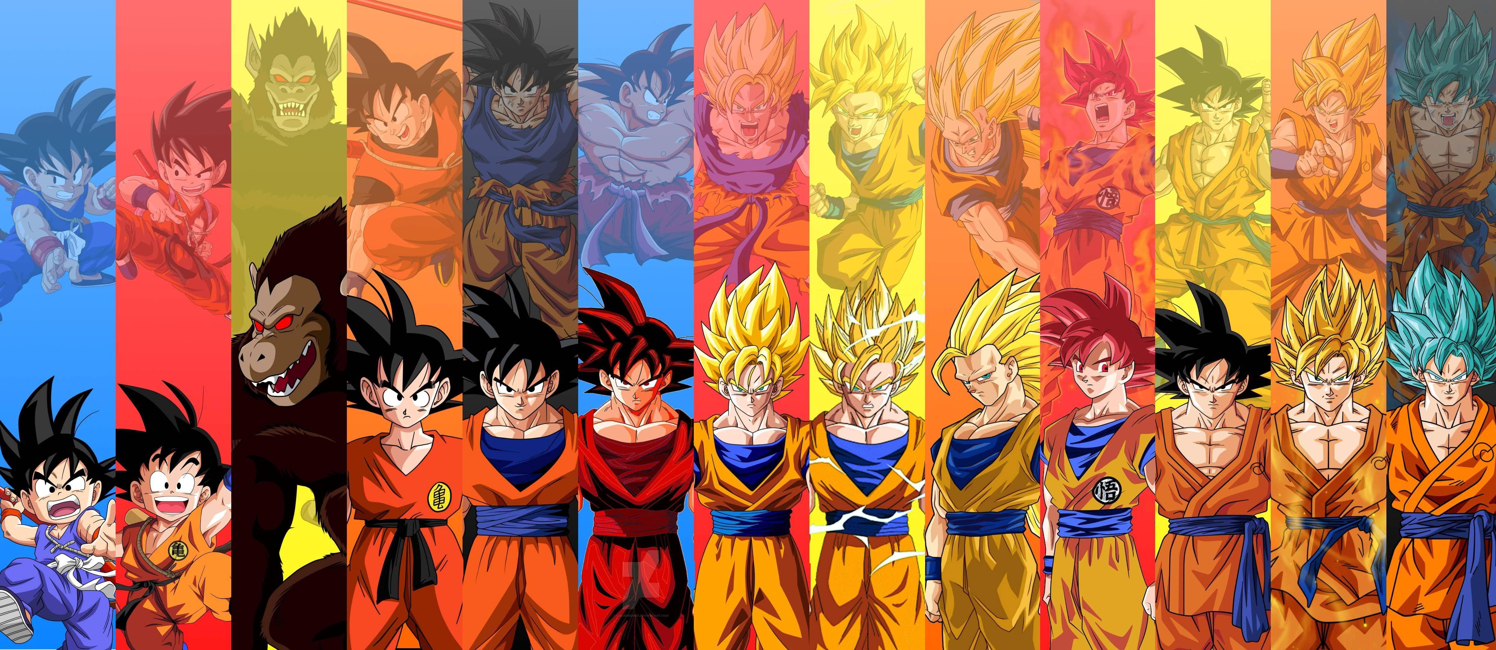 "The Oozaru Transformation, giving the legendary Saiyan Goku incredible power."