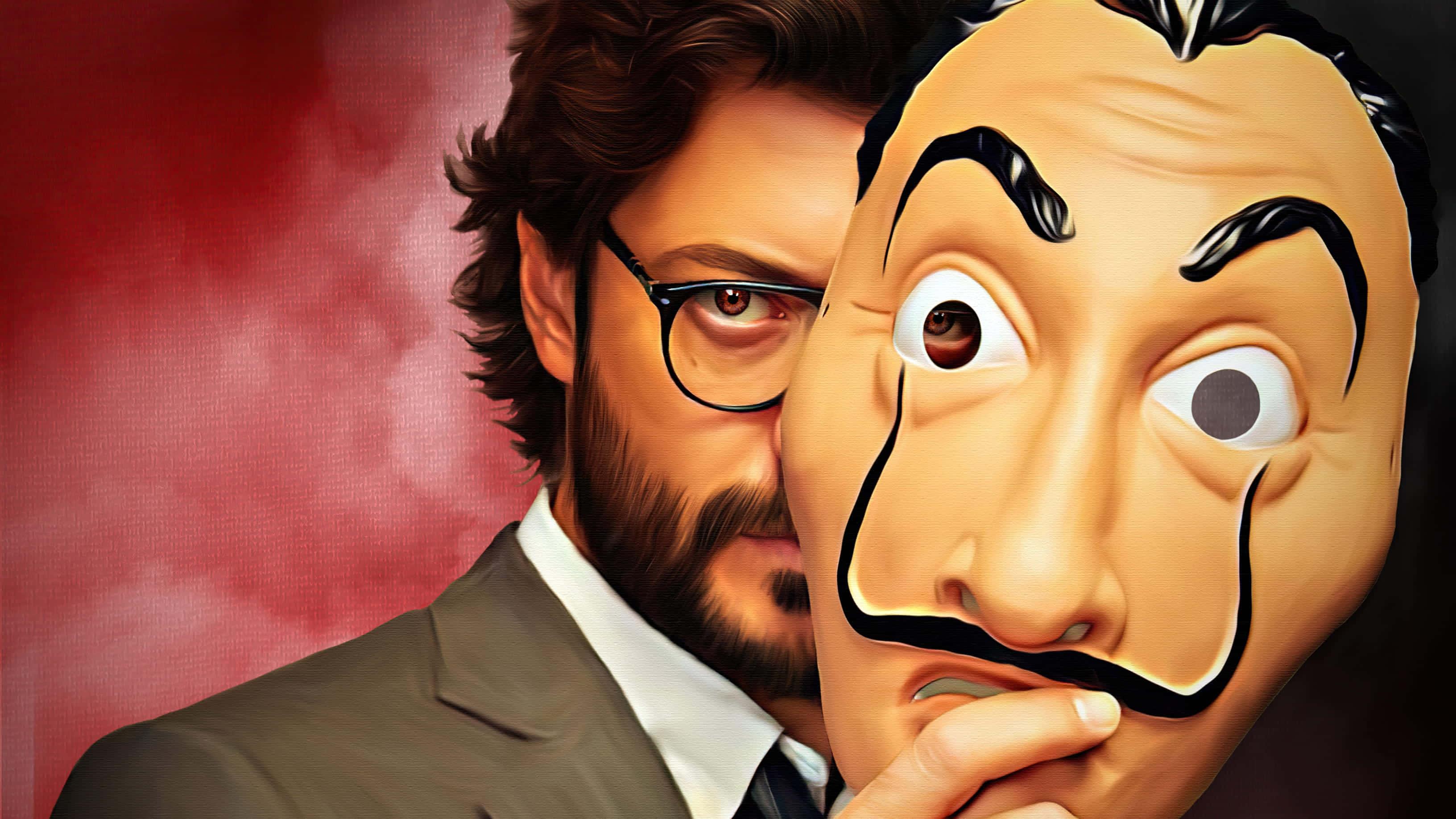 The Original Members of the “La Casa De Papel” Heist — 3264x1836 wallpaper