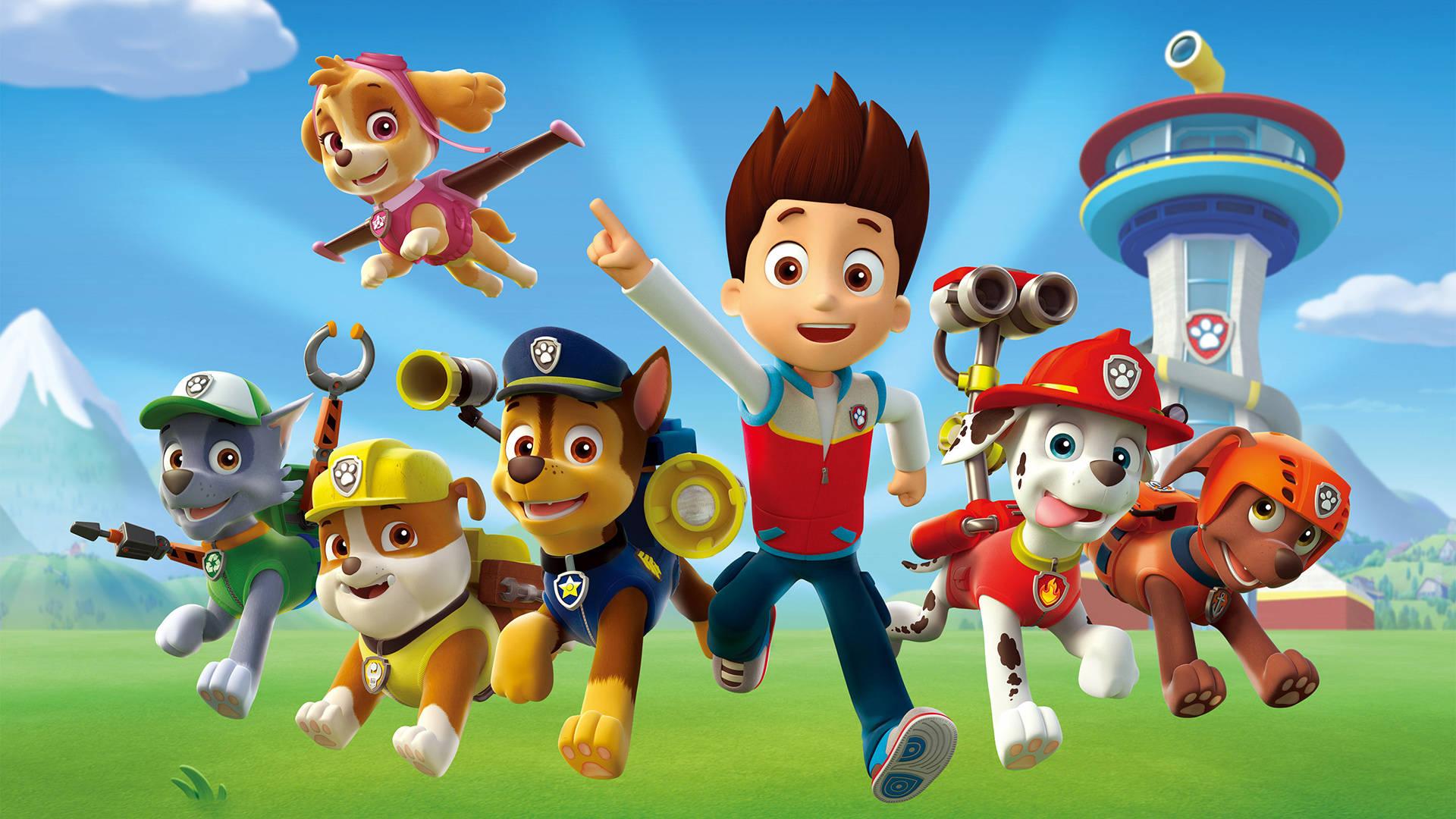 The Paw Patrol Crew — 1920x1080 wallpaper