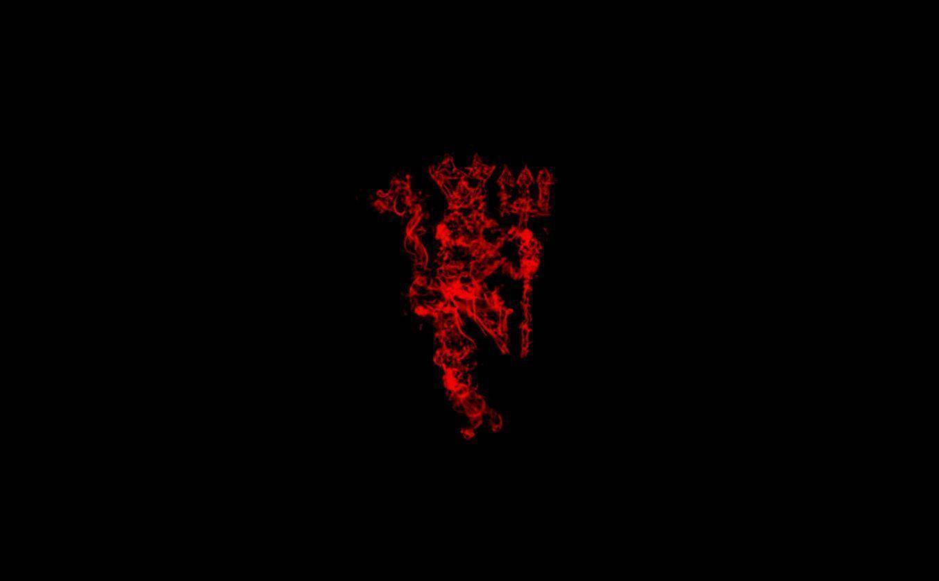 The Red Devil Manchester United — 1353x837 wallpaper