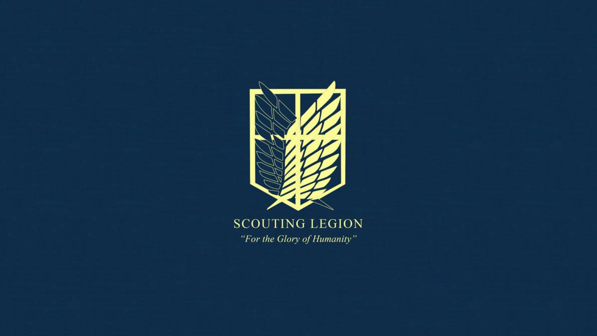 The Scouting Legion Crest of Attack on Titan — 1191x670 wallpaper