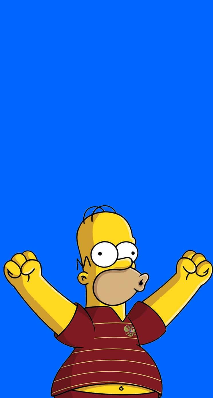 The Simpson family enjoying some quality time together. — 744x1392 wallpaper