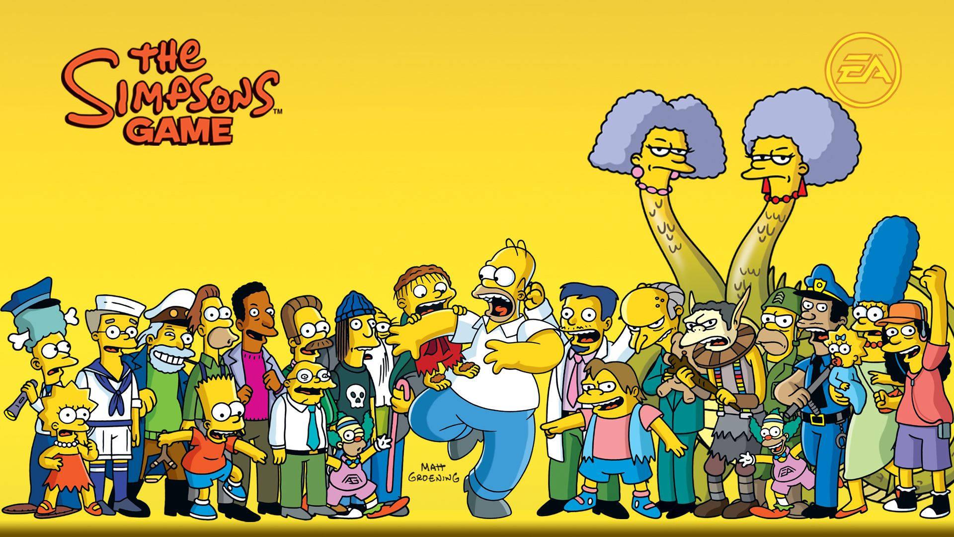 The Simpsons Game — 1920x1080 wallpaper