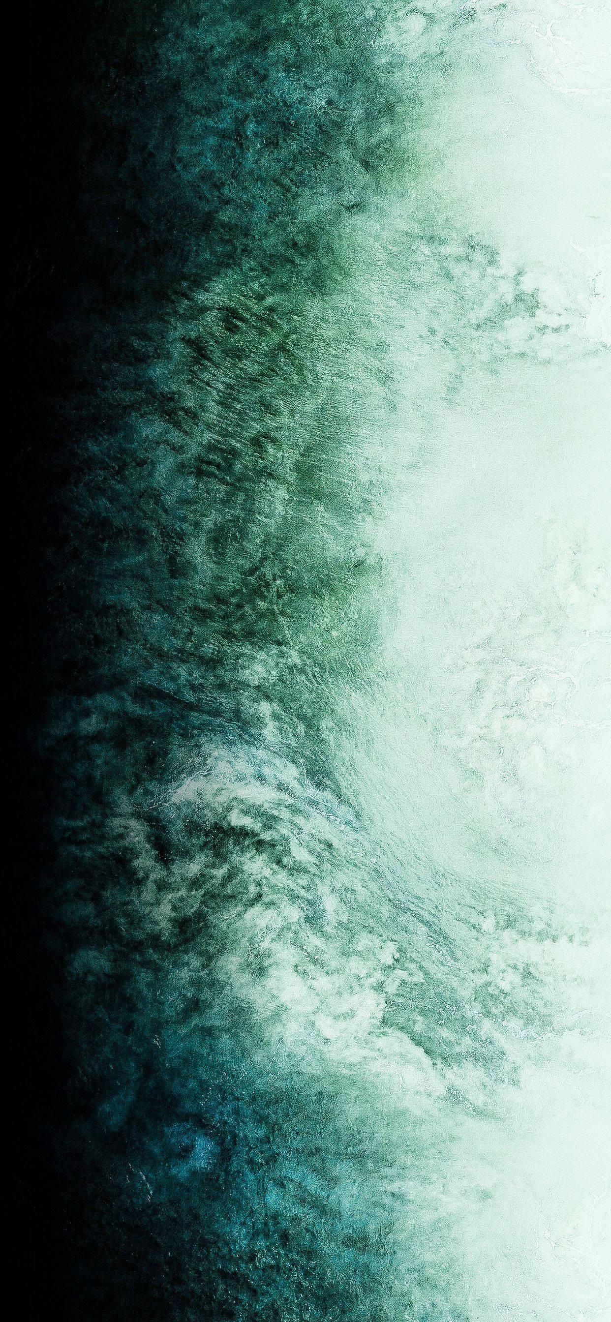 The Smoky Midnight Green of the iPhone 11 — 1242x2688 wallpaper