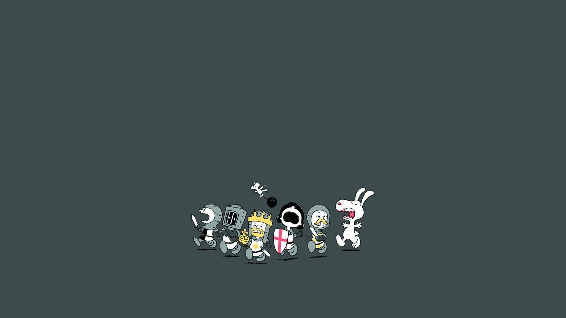The Snoopy Gang are prepared to defend the world! — 1920x1080 wallpaper