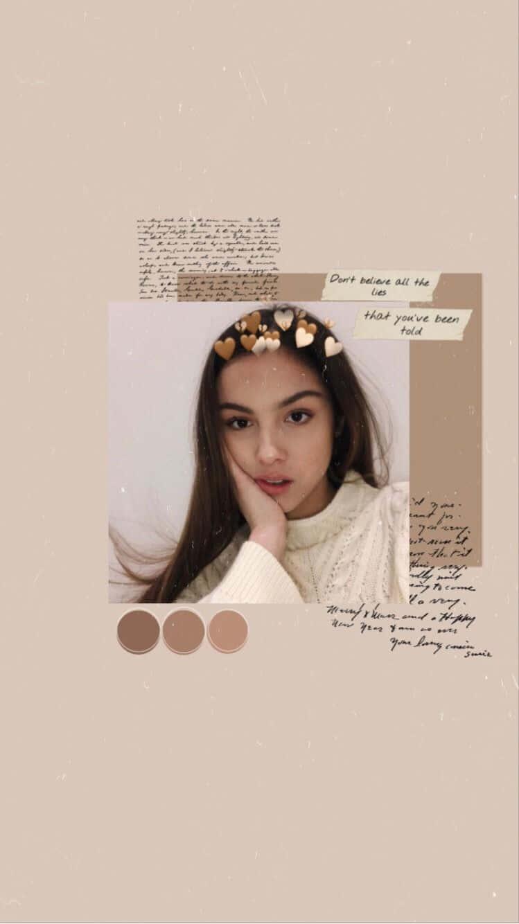 The star of 'High School Musical: The Musical: The Series', Olivia Rodrigo, looks adorable in a vintage-inspired dress — 749x1334 wallpaper
