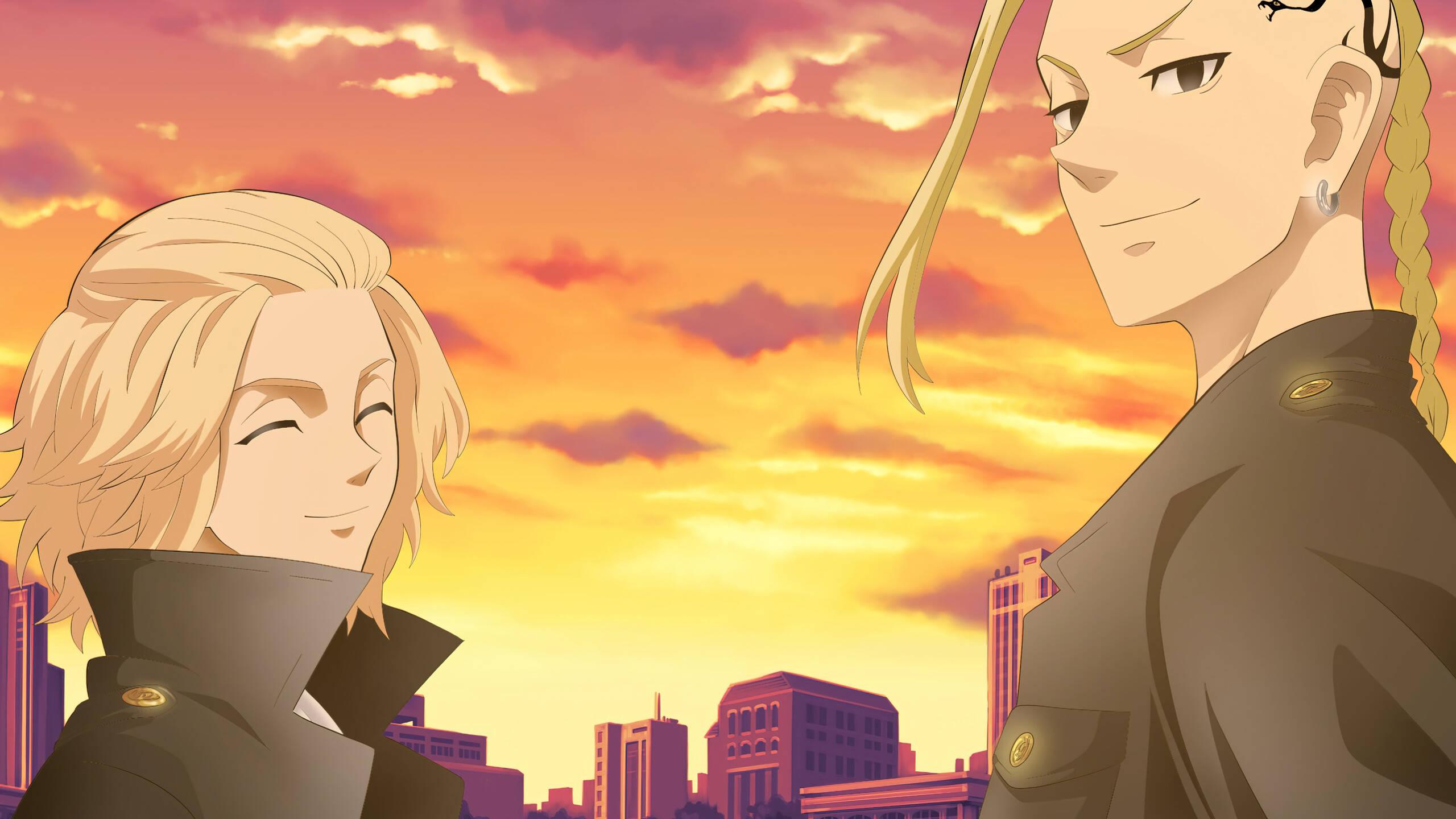 The story of revenge begins with Mikey and Draken, two young members of the Tokyo Revenge Squad — 2560x1440 wallpaper