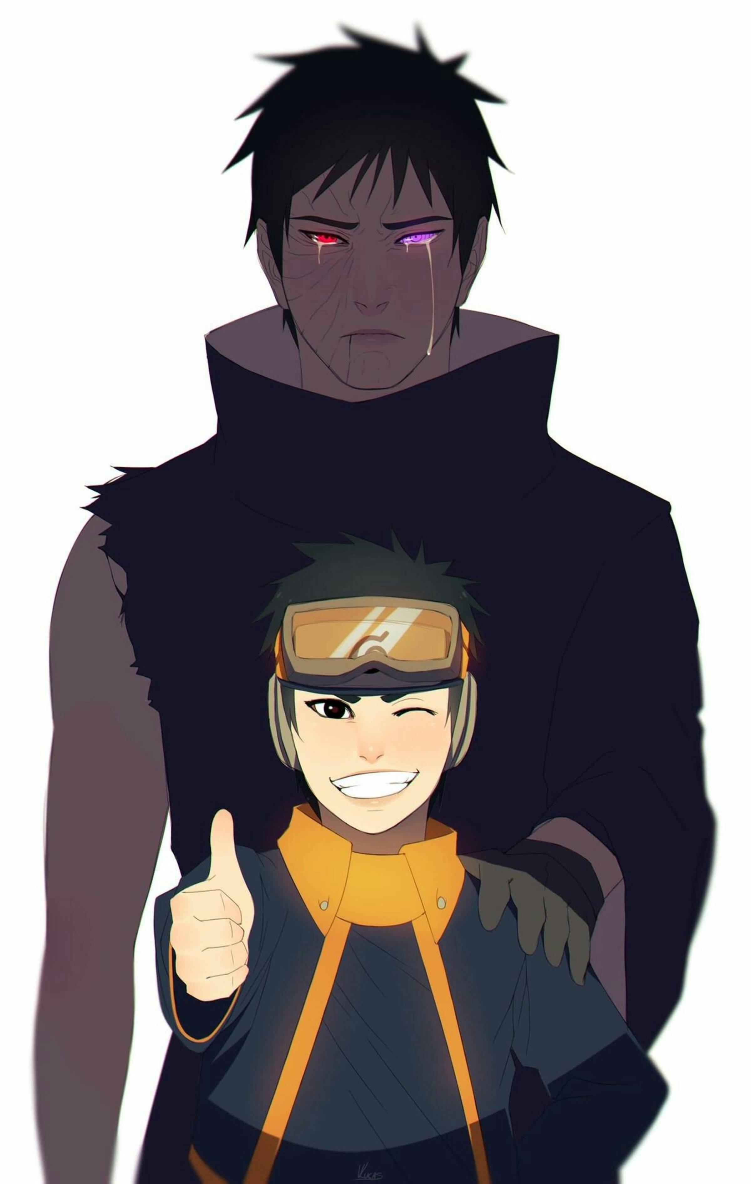 "The Struggle of Life: Young vs Old Obito"