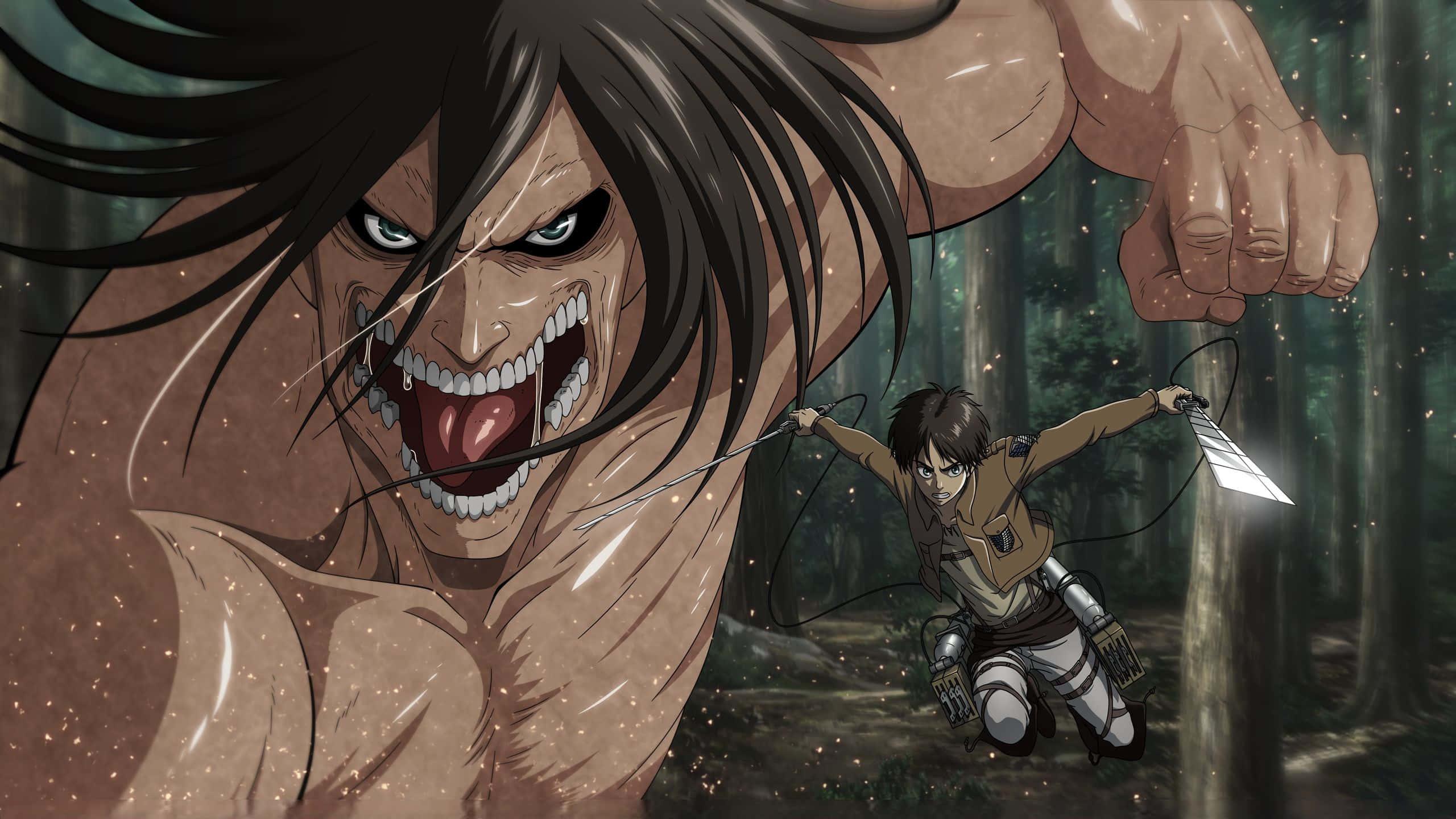 The struggle to survive never ends in Attack On Titan — 2560x1440 wallpaper