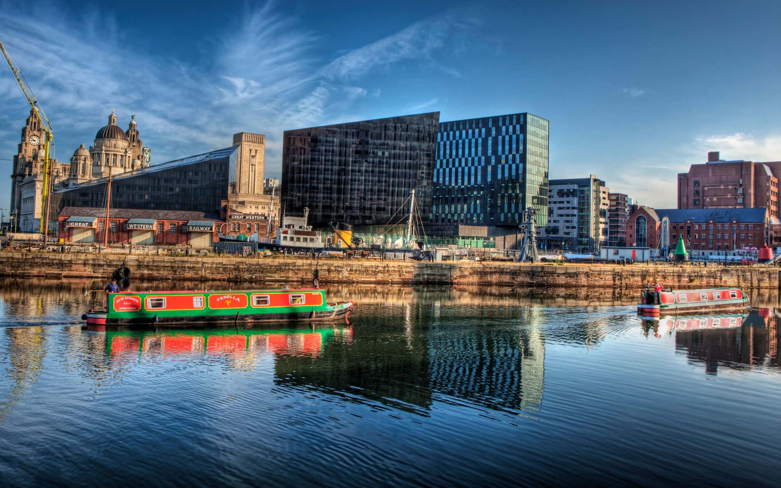 The Stunning Waterfront Views of Liverpool — 2560x1600 wallpaper