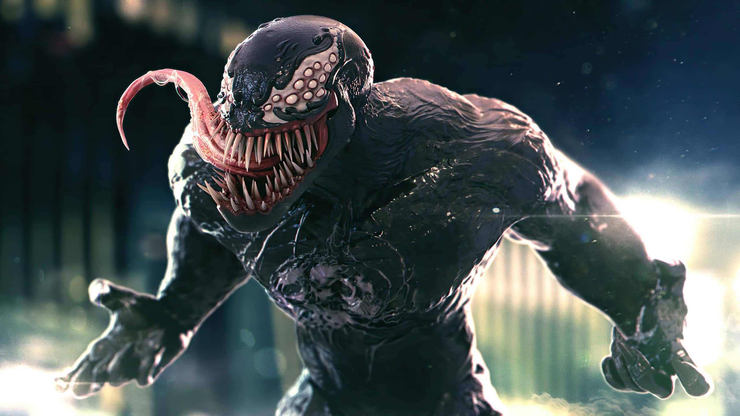 The Symbiote Emerges — 2560x1440 wallpaper