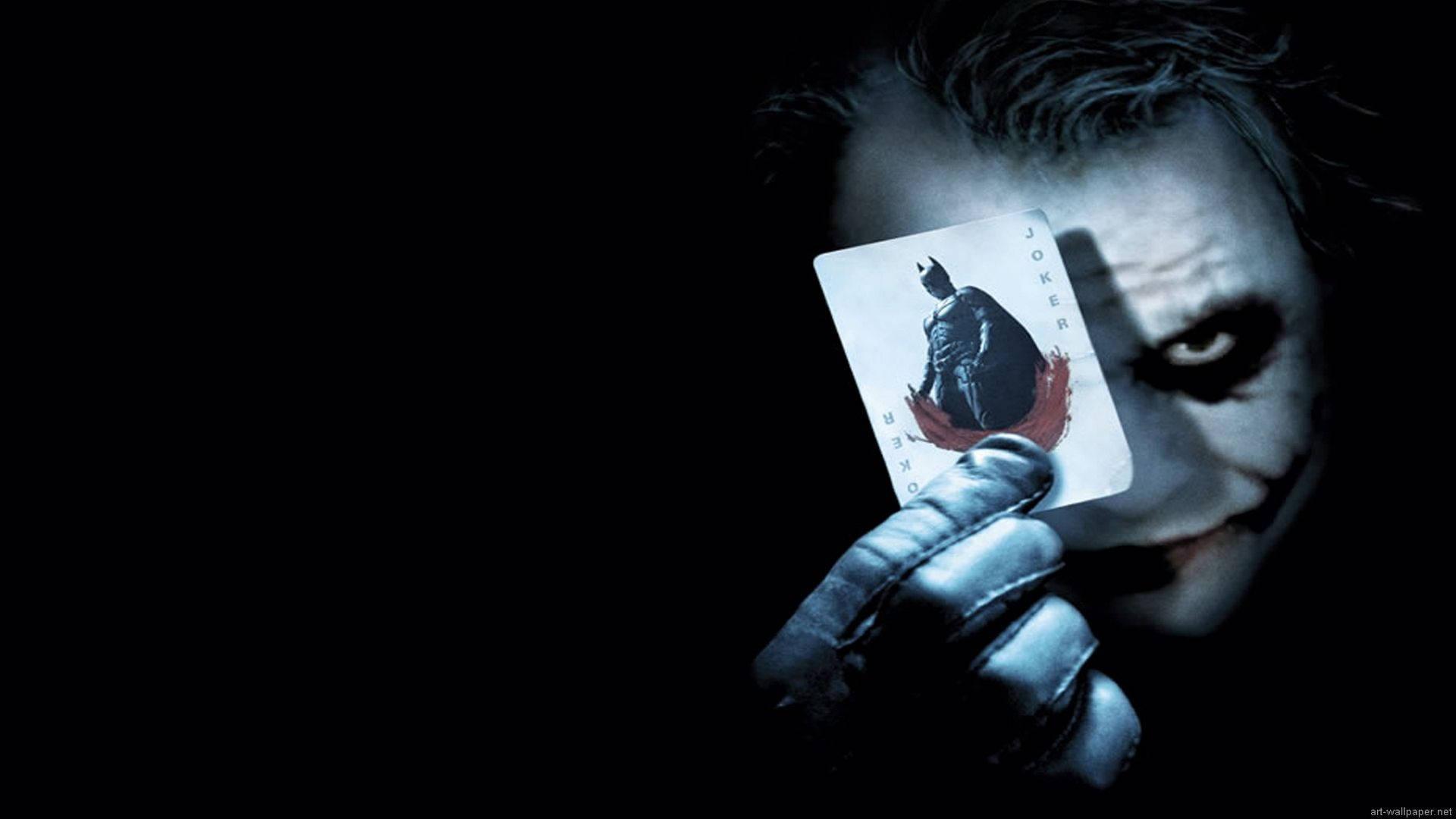 The Villainous Joker from The Dark Knight Movie — 1920x1080 wallpaper