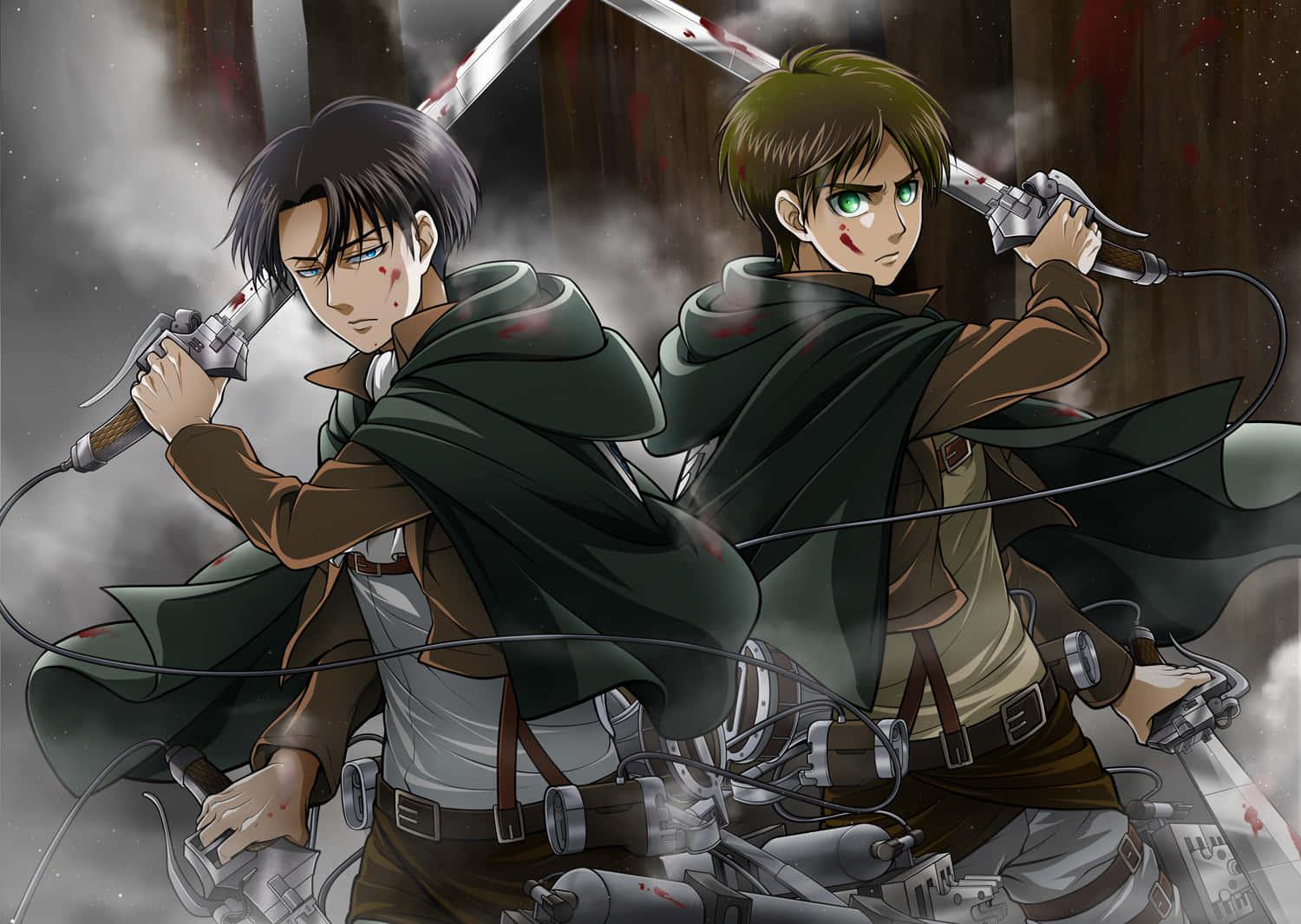 "The world of Eren Yeager and his journey to protect humanity from the 'Titans'". — 1500x1066 wallpaper