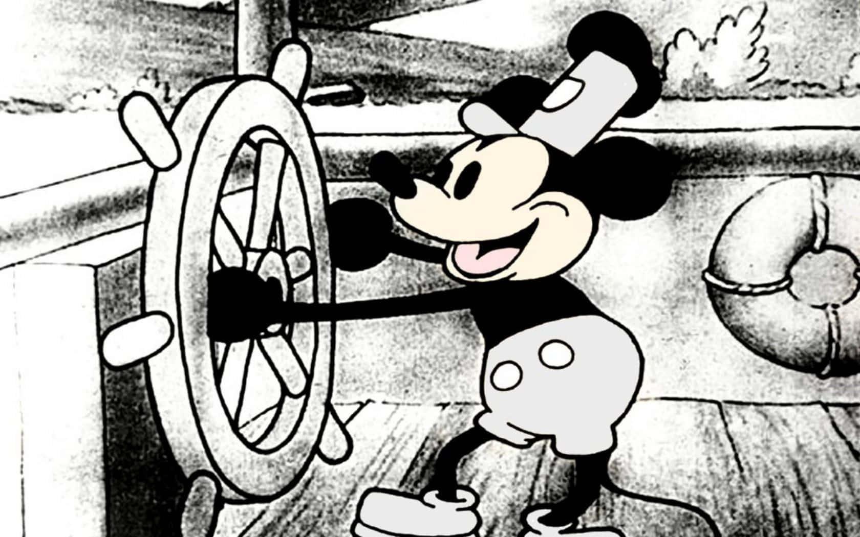 The world's most iconic cartoon character - Mickey Mouse — 1680x1050 wallpaper