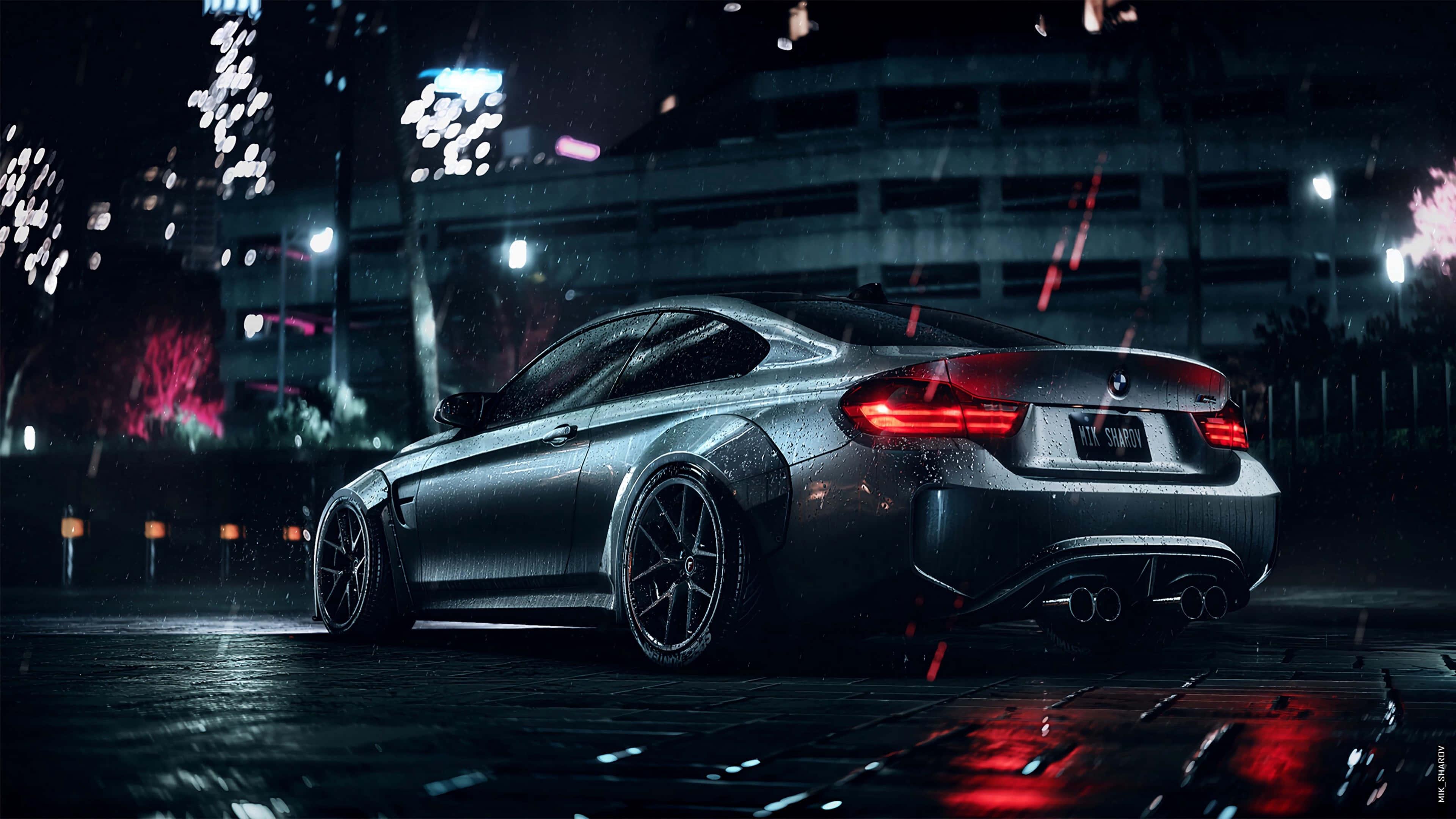 This BMW's sleek design and 4K resolution make it the perfect background for any desktop. — 3840x2160 wallpaper
